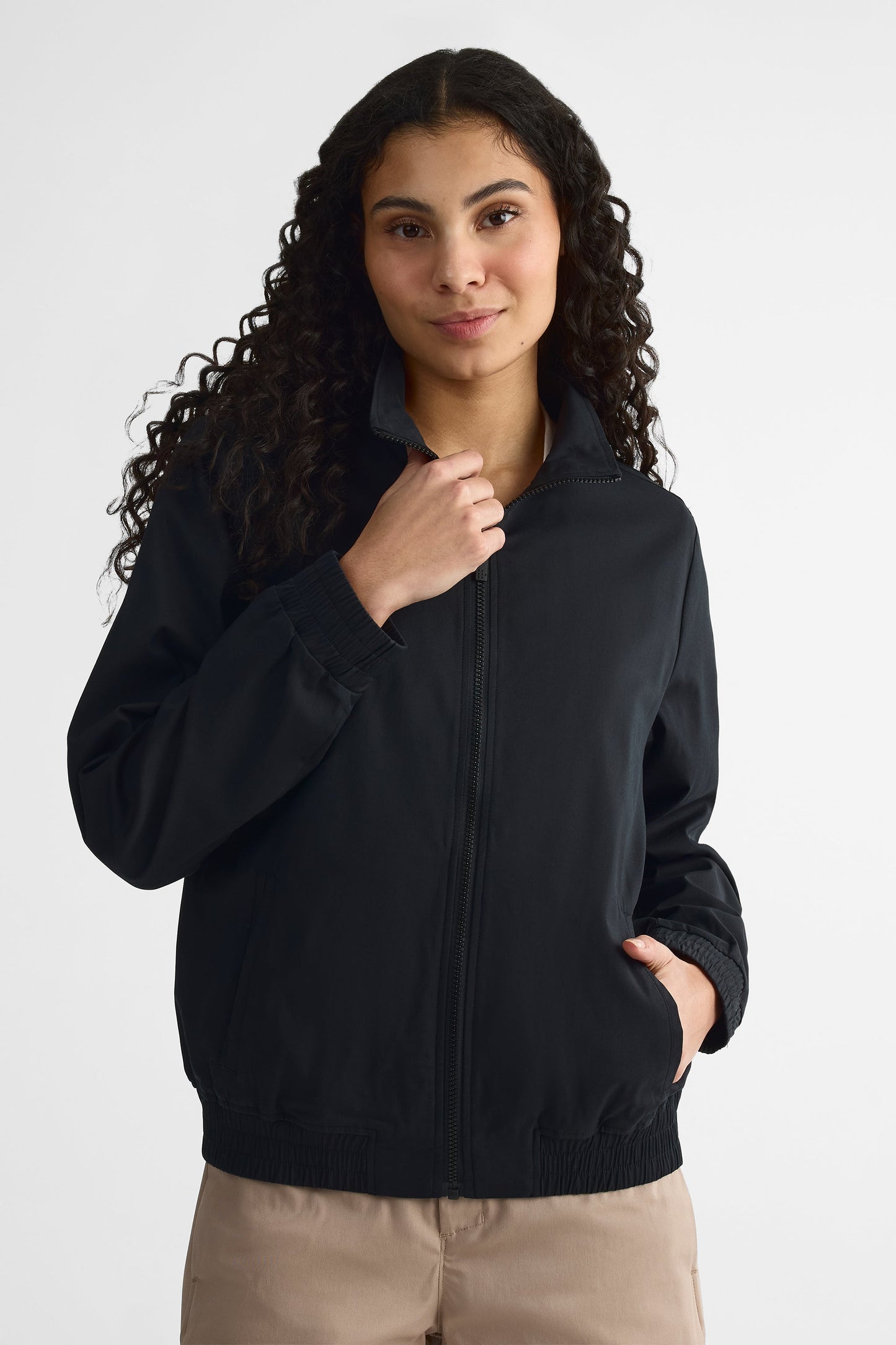Veste bomber à poches - Femme && NOIR