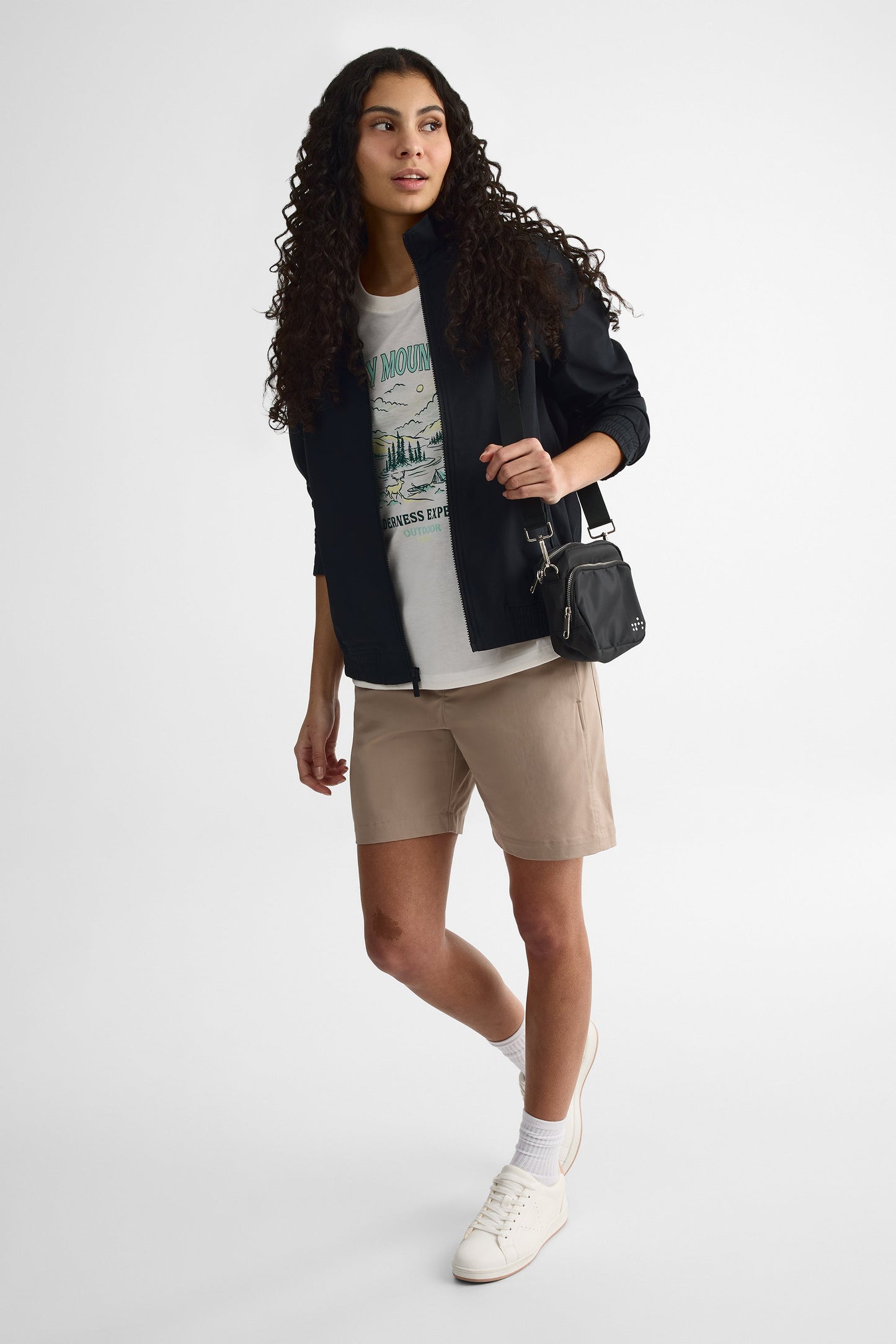 Veste bomber à poches - Femme && NOIR