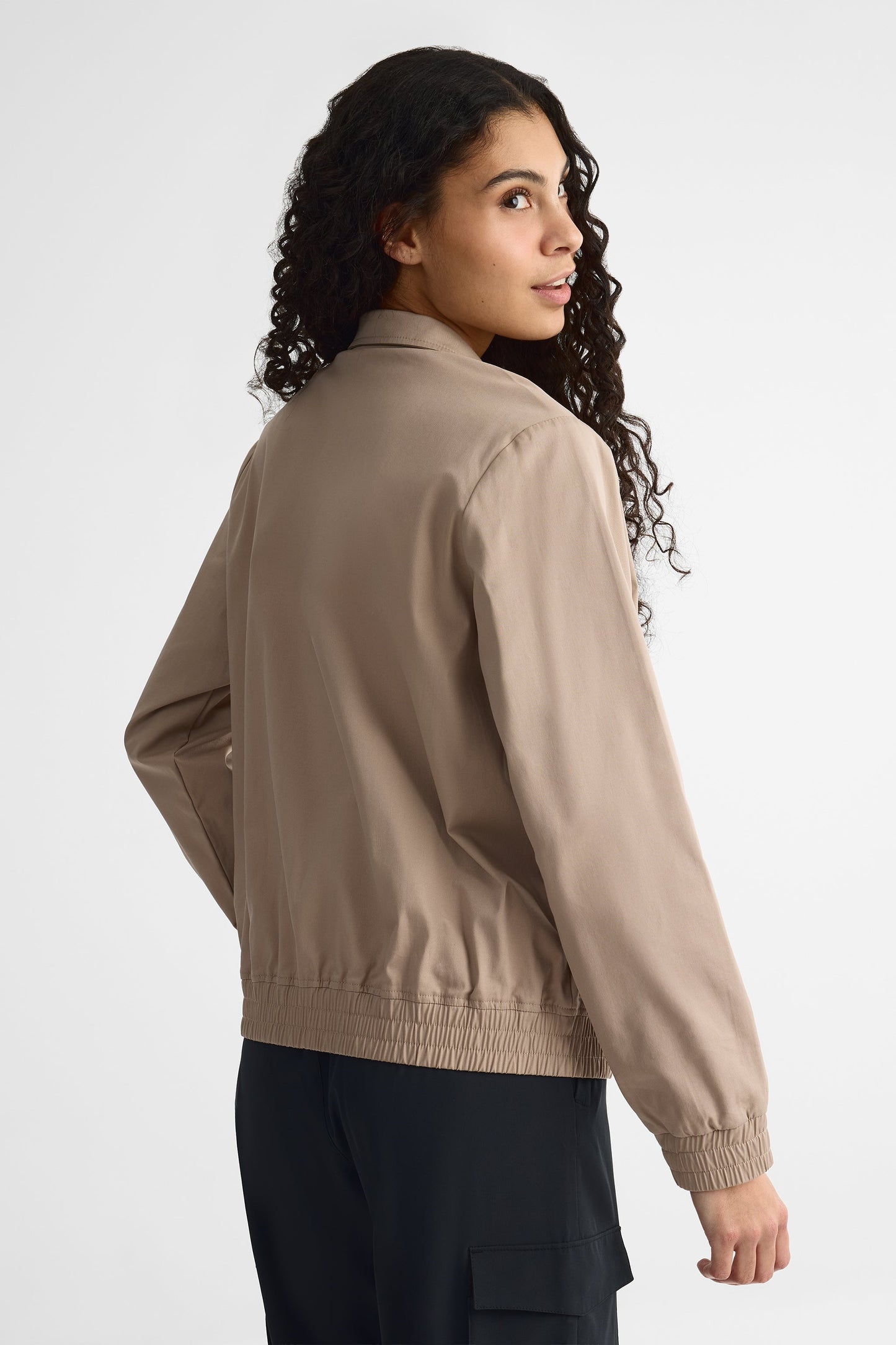 Veste bomber à poches - Femme && BRUN