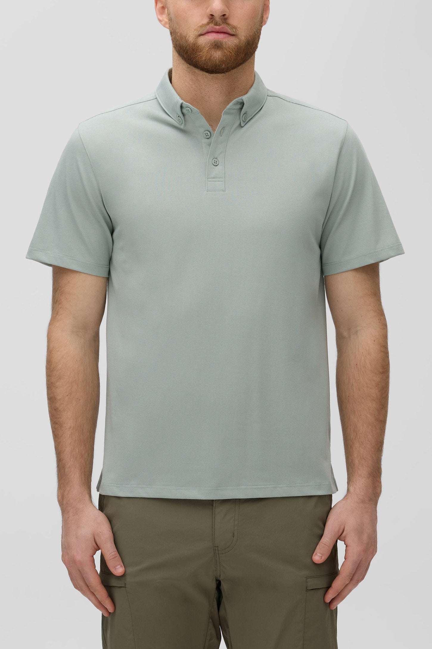Polo technique évacuant l'humidité - Homme && VERT