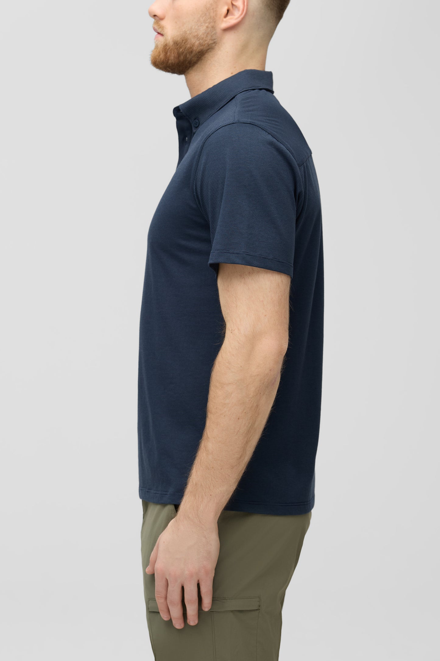 Polo technique évacuant l'humidité - Homme && BLEU FONCE