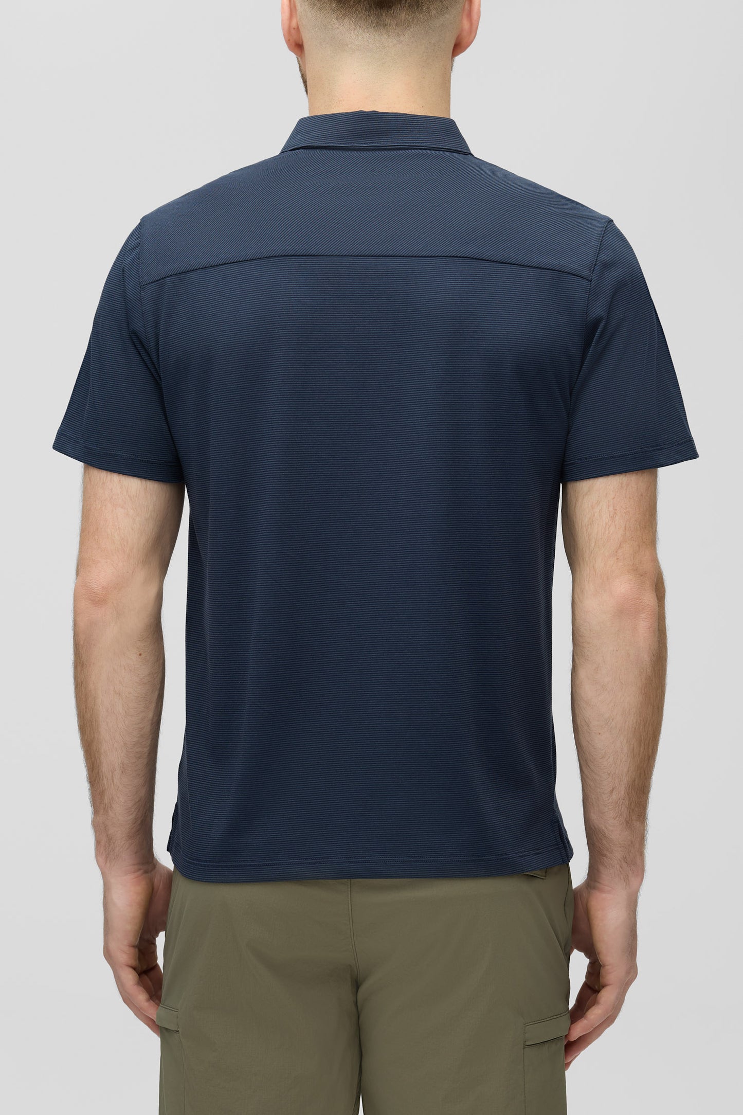 Polo technique évacuant l'humidité - Homme && BLEU FONCE