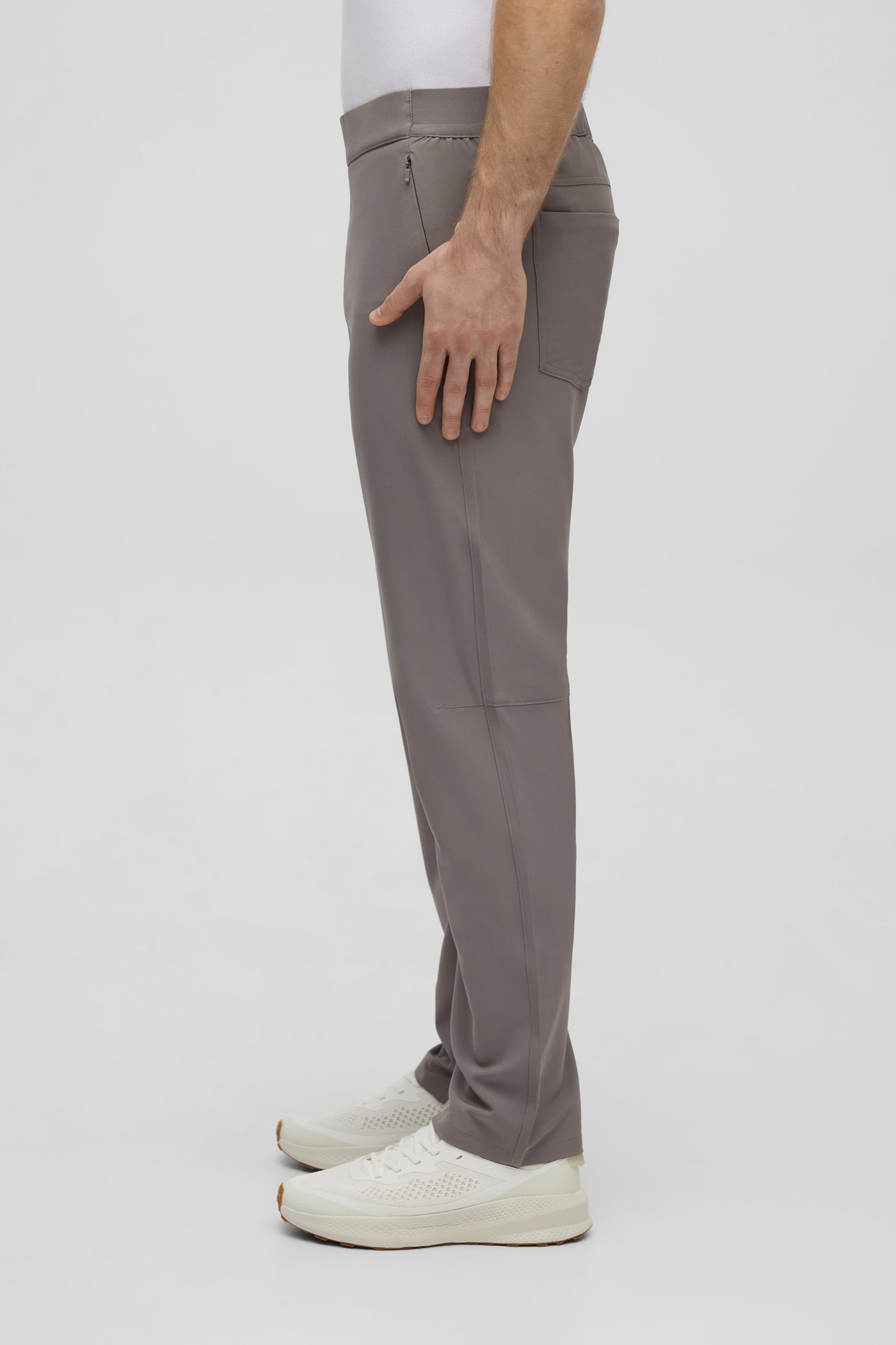 Pantalon extensible facile d'entretien - Homme && GRIS