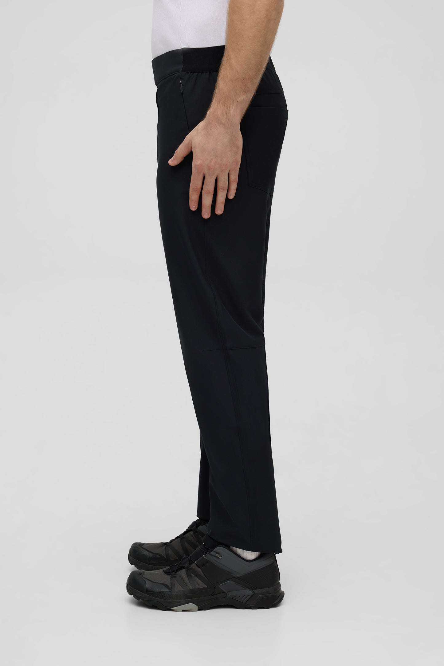 Pantalon extensible facile d'entretien - Homme && GRIS FONCE