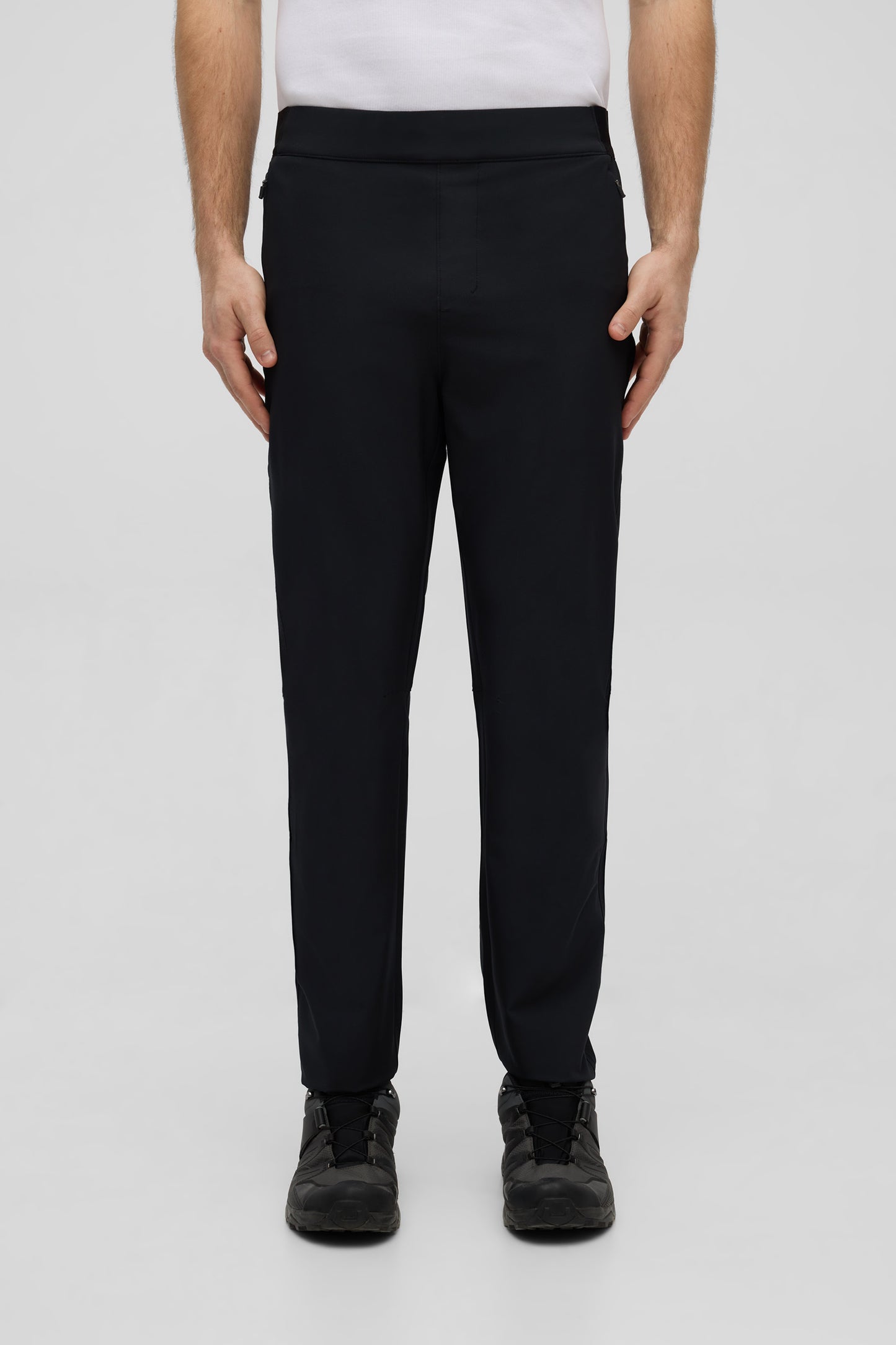 Pantalon extensible facile d'entretien - Homme && GRIS FONCE