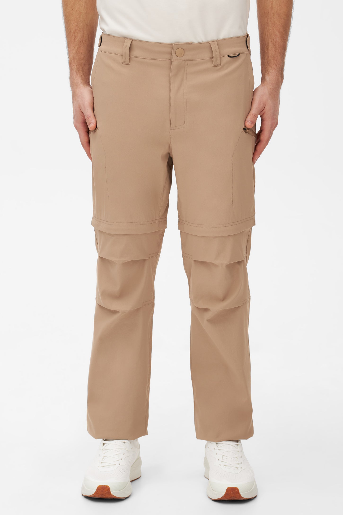 Pantalon convertible à séchage rapide - Homme && BRUN