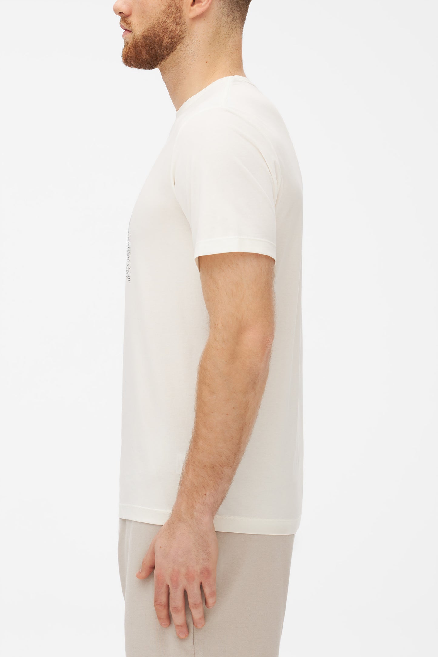 T-shirt technique respirant en bambou - Homme && BEIGE