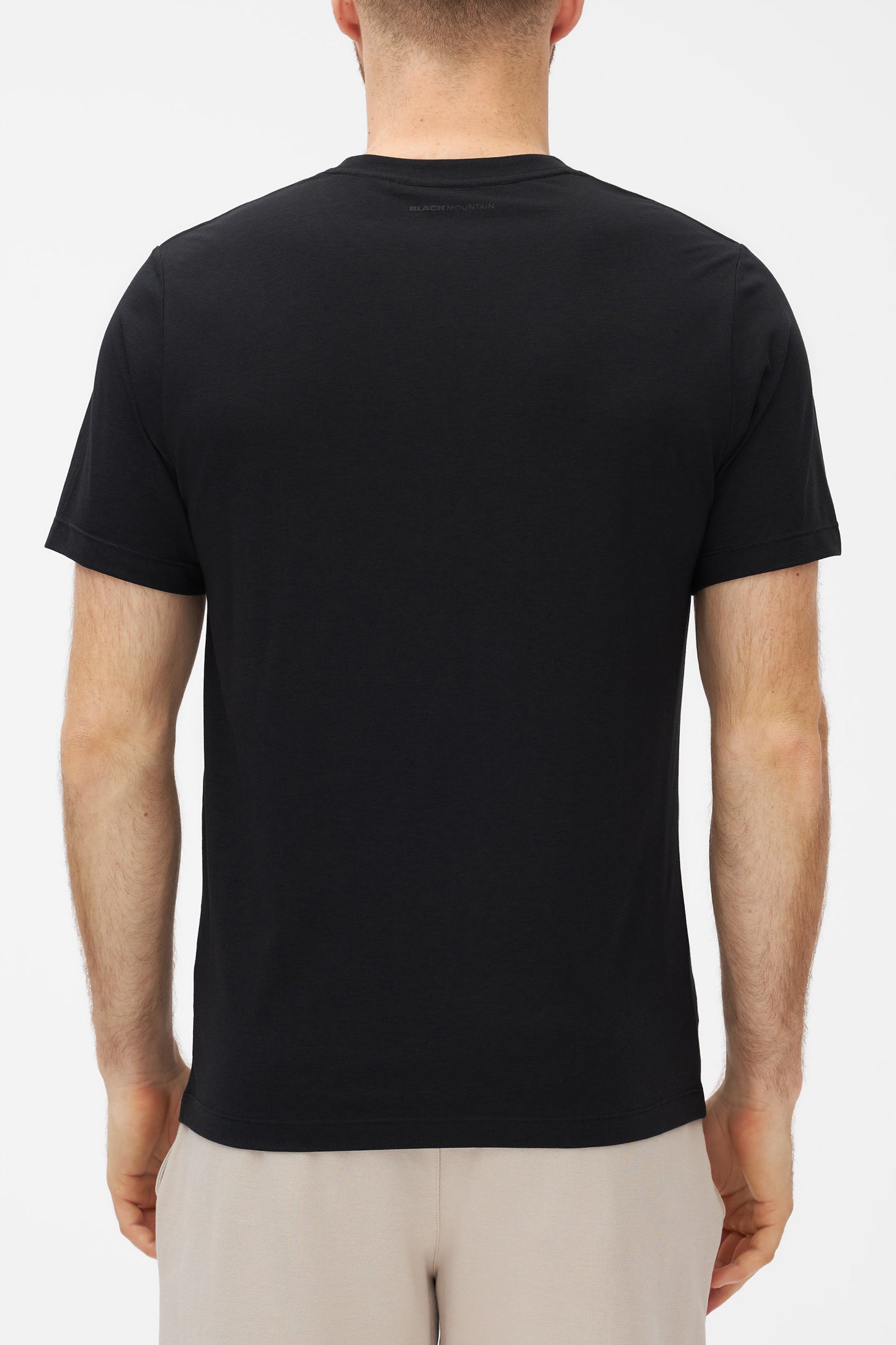 T-shirt technique respirant en bambou - Homme && GRIS FONCE