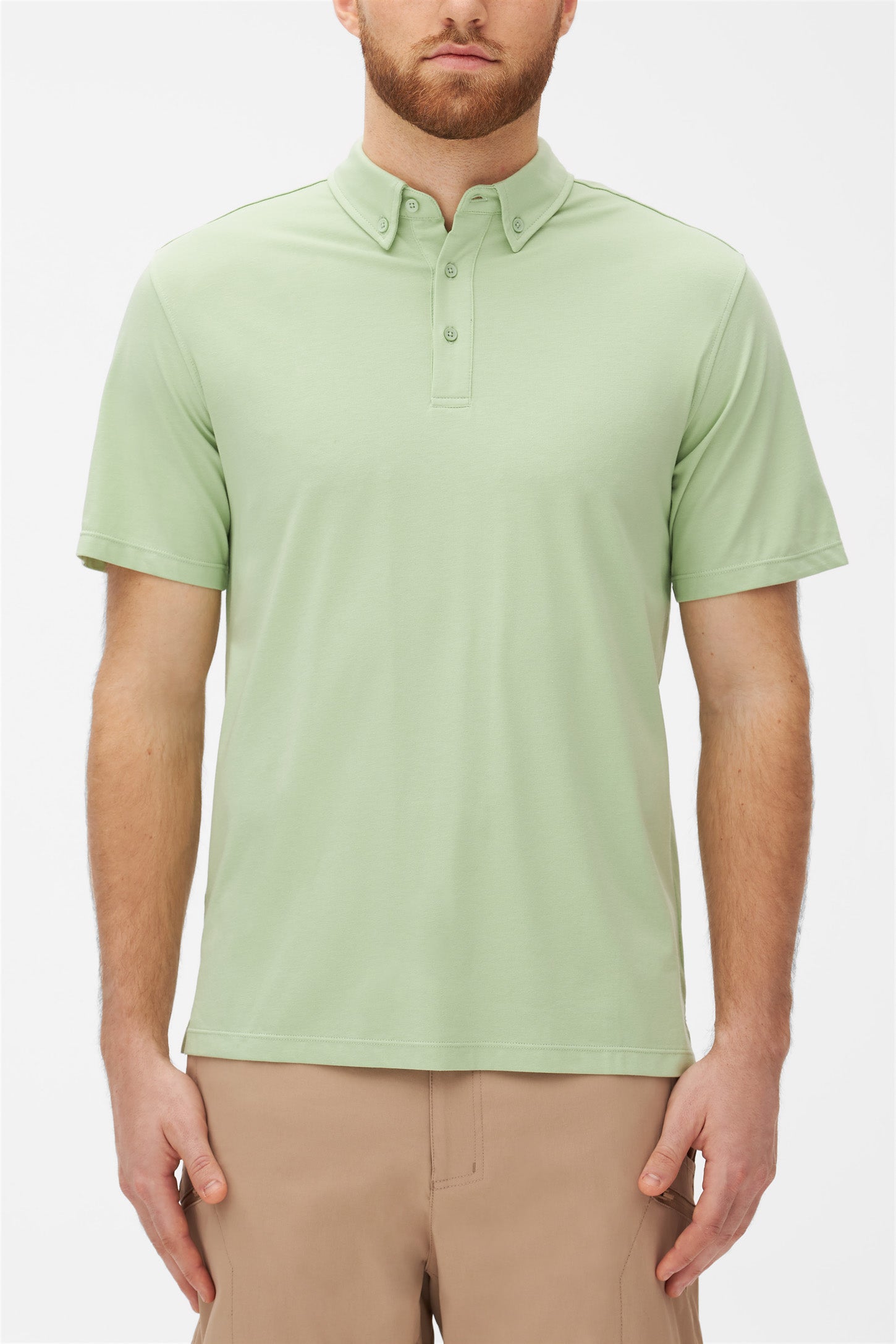 Polo technique respirant en bambou - Homme && VERT