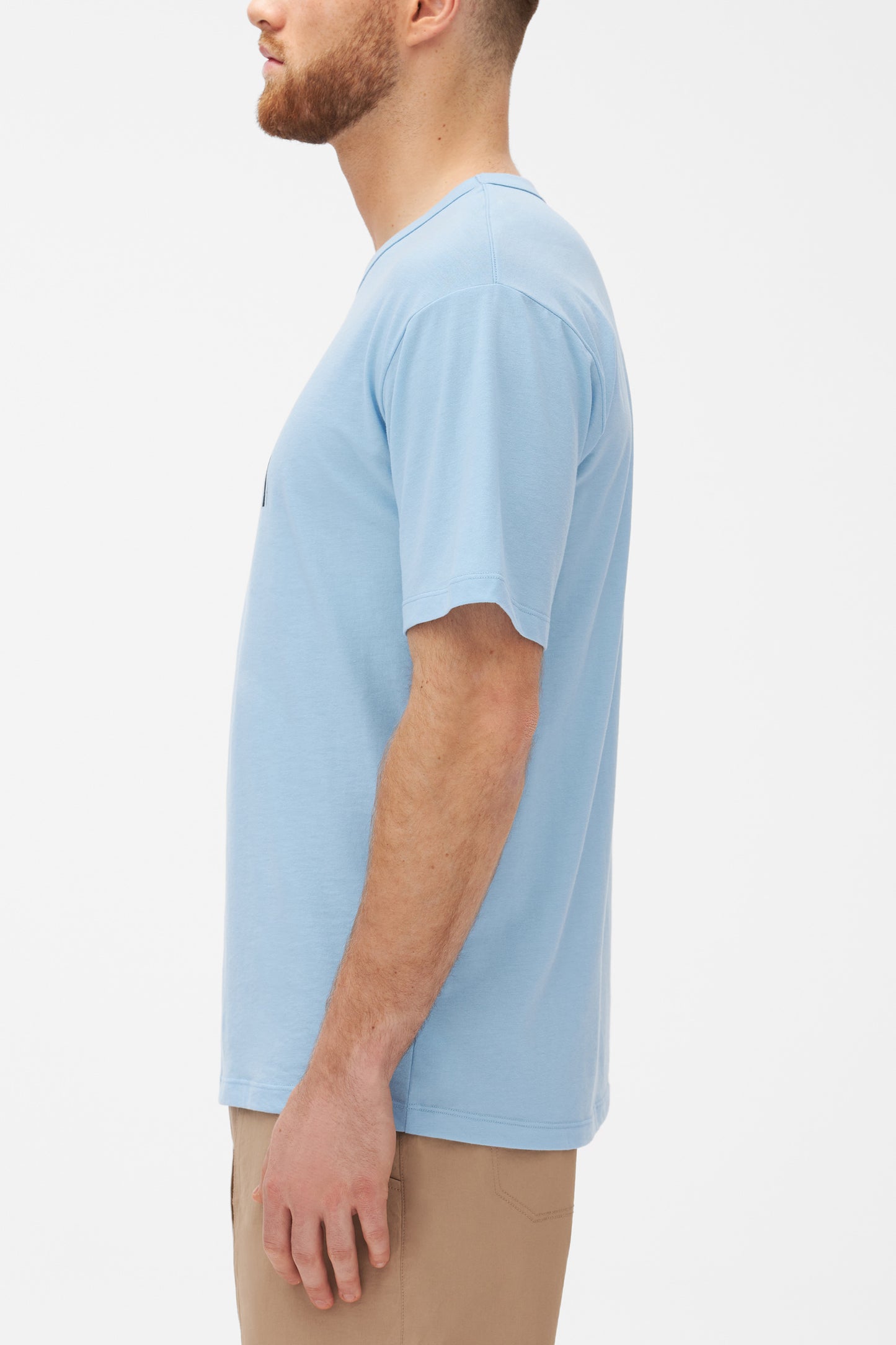 T-shirt sport écoresponsable - Homme && BLEU PALE
