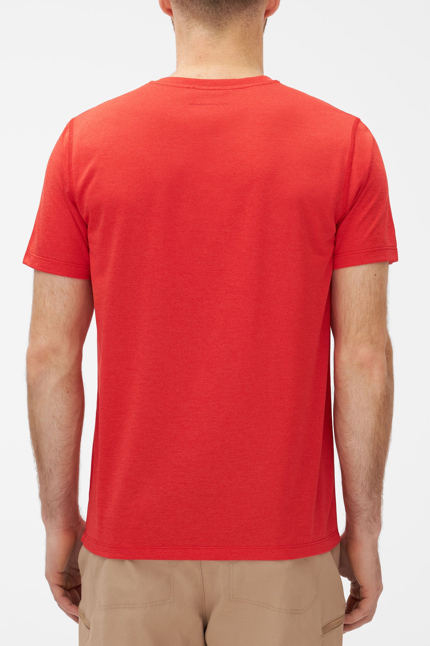 T-shirt sport évacuant l'humidité - Homme && ROUGE MIXTE