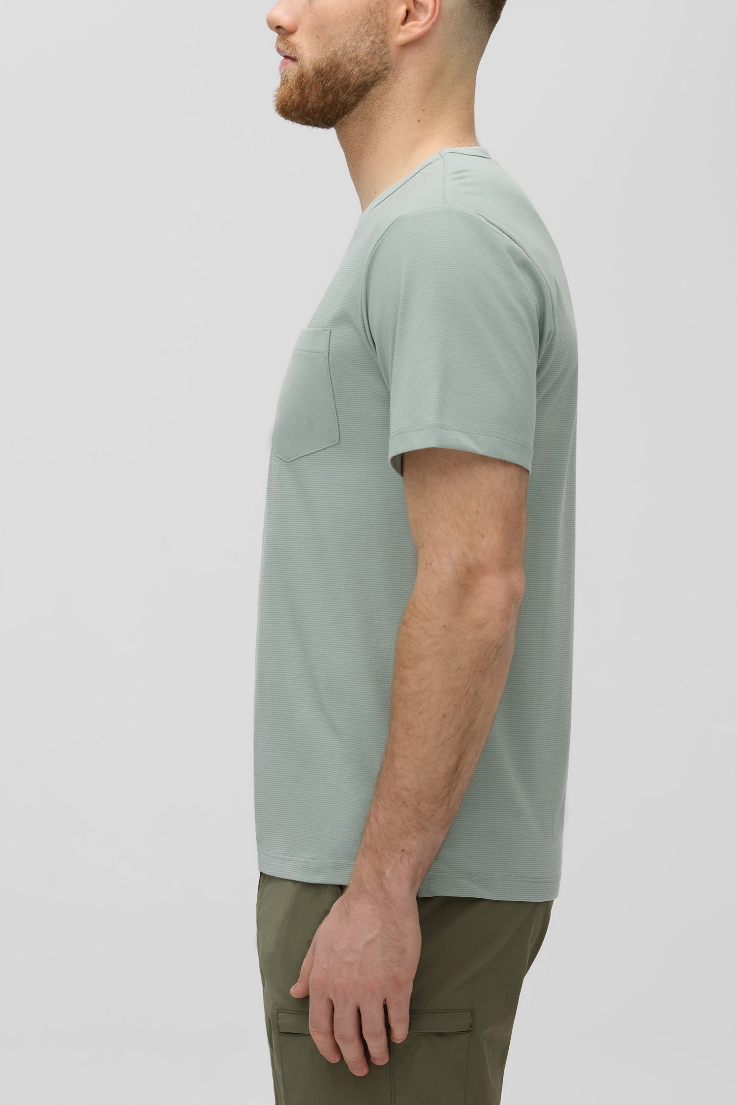 T-shirt évacuant l'humidité - Homme && VERT