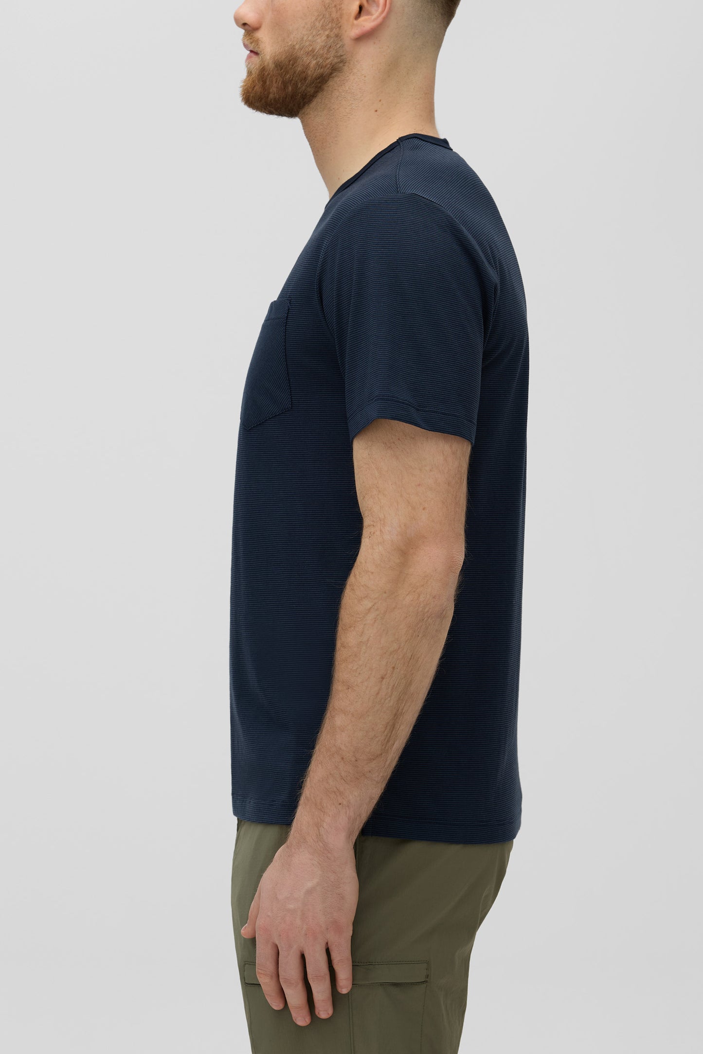 T-shirt évacuant l'humidité - Homme && BLEU FONCE