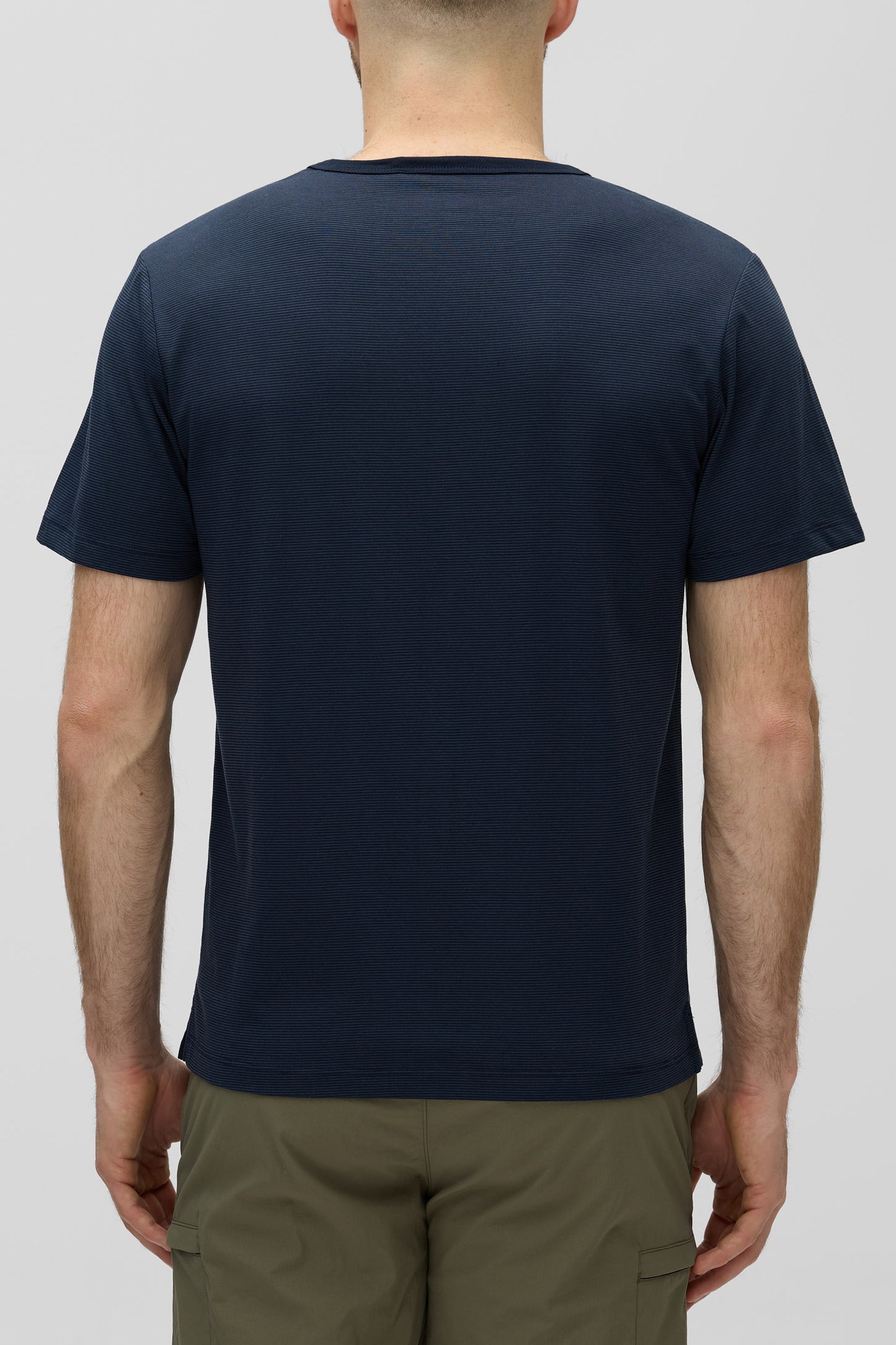 T-shirt évacuant l'humidité - Homme && BLEU FONCE