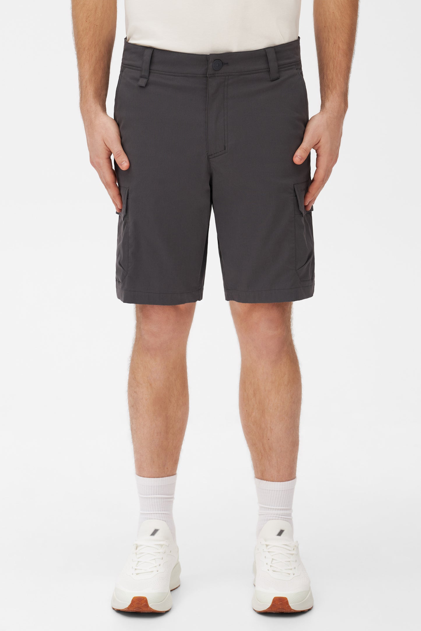 Short cargo technique avec traitement déperlant sans PFC - Homme && GRIS FONCE