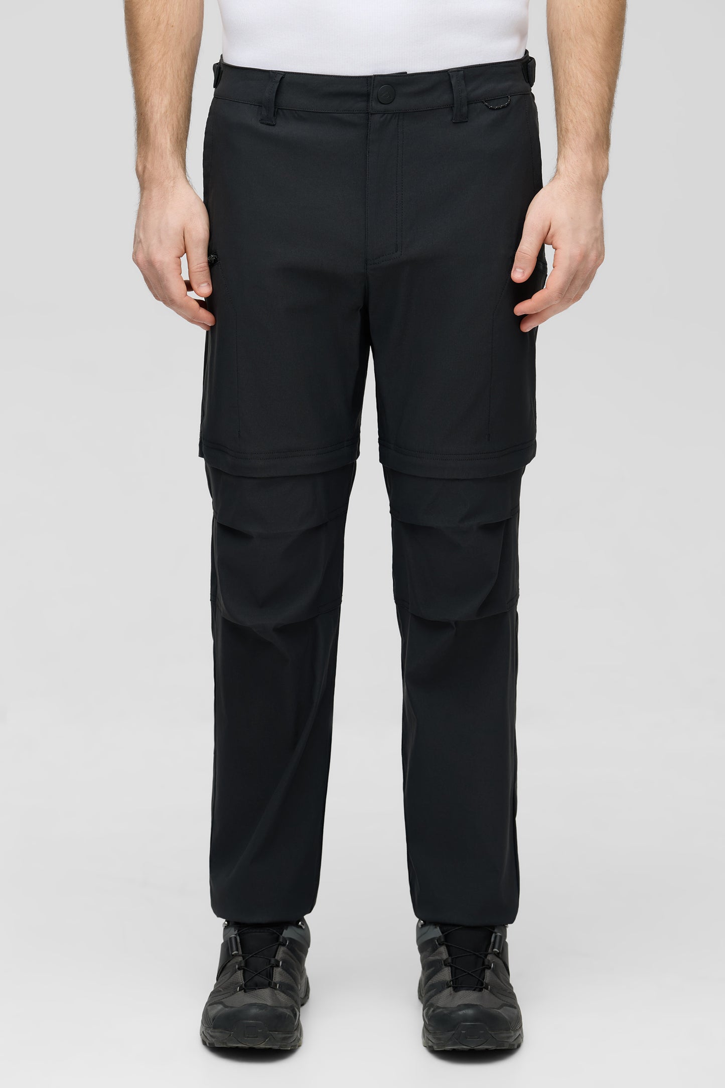 Pantalon cargo convertible à séchage rapide - Homme && GRIS FONCE