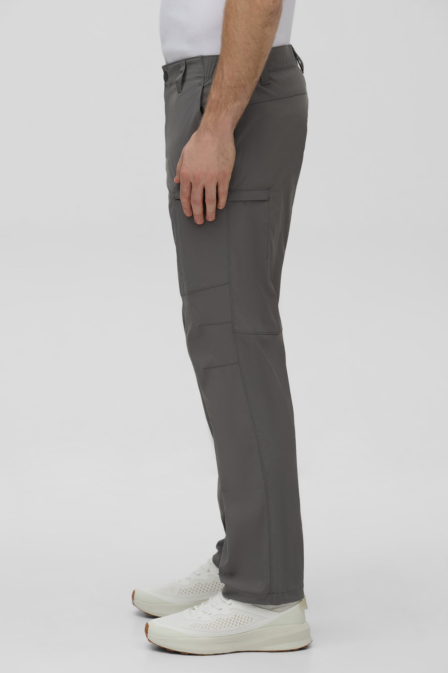 Pantalon cargo en ripstop à séchage rapide - Homme && GRIS