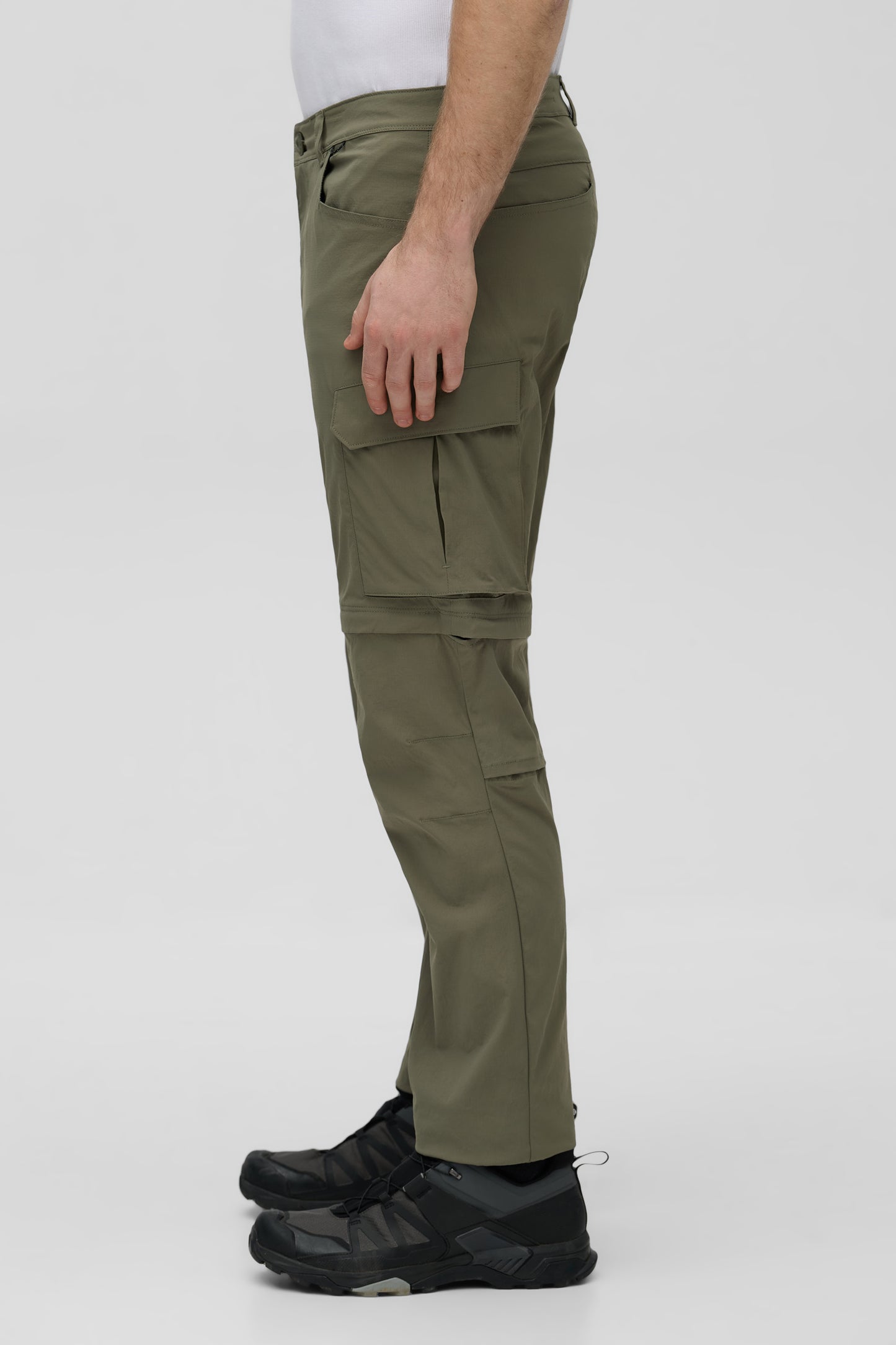 Pantalon cargo convertible à séchage rapide - Homme && KAKI