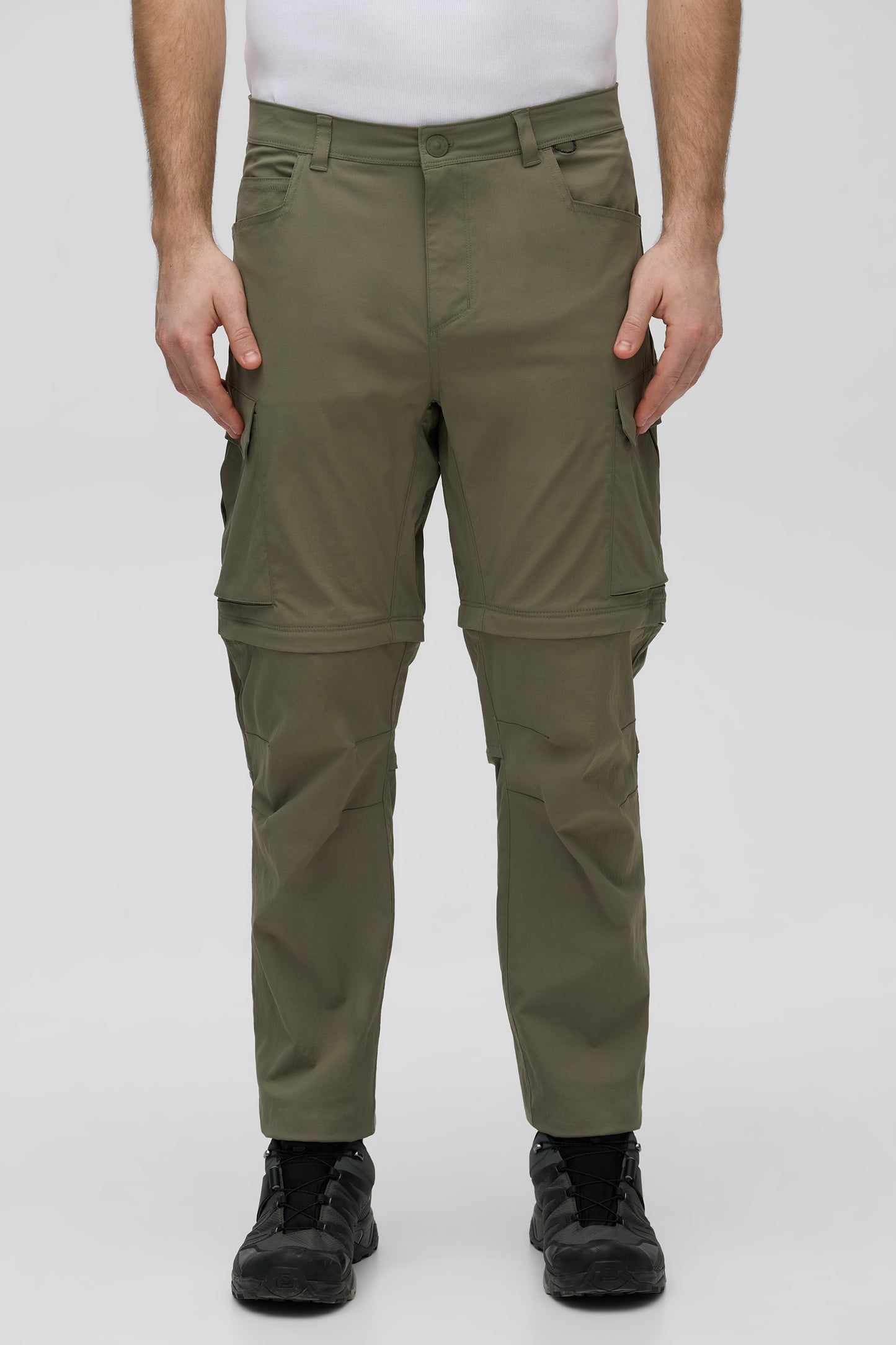 Pantalon cargo convertible à séchage rapide - Homme && KAKI