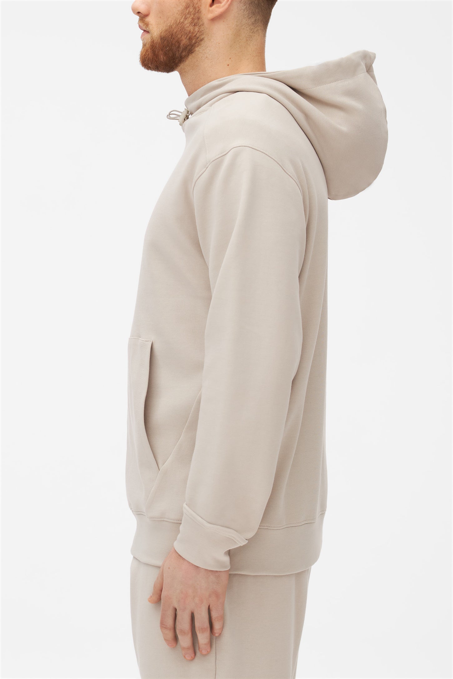 Chandail à capuchon sport à séchage rapide - Homme && GRIS