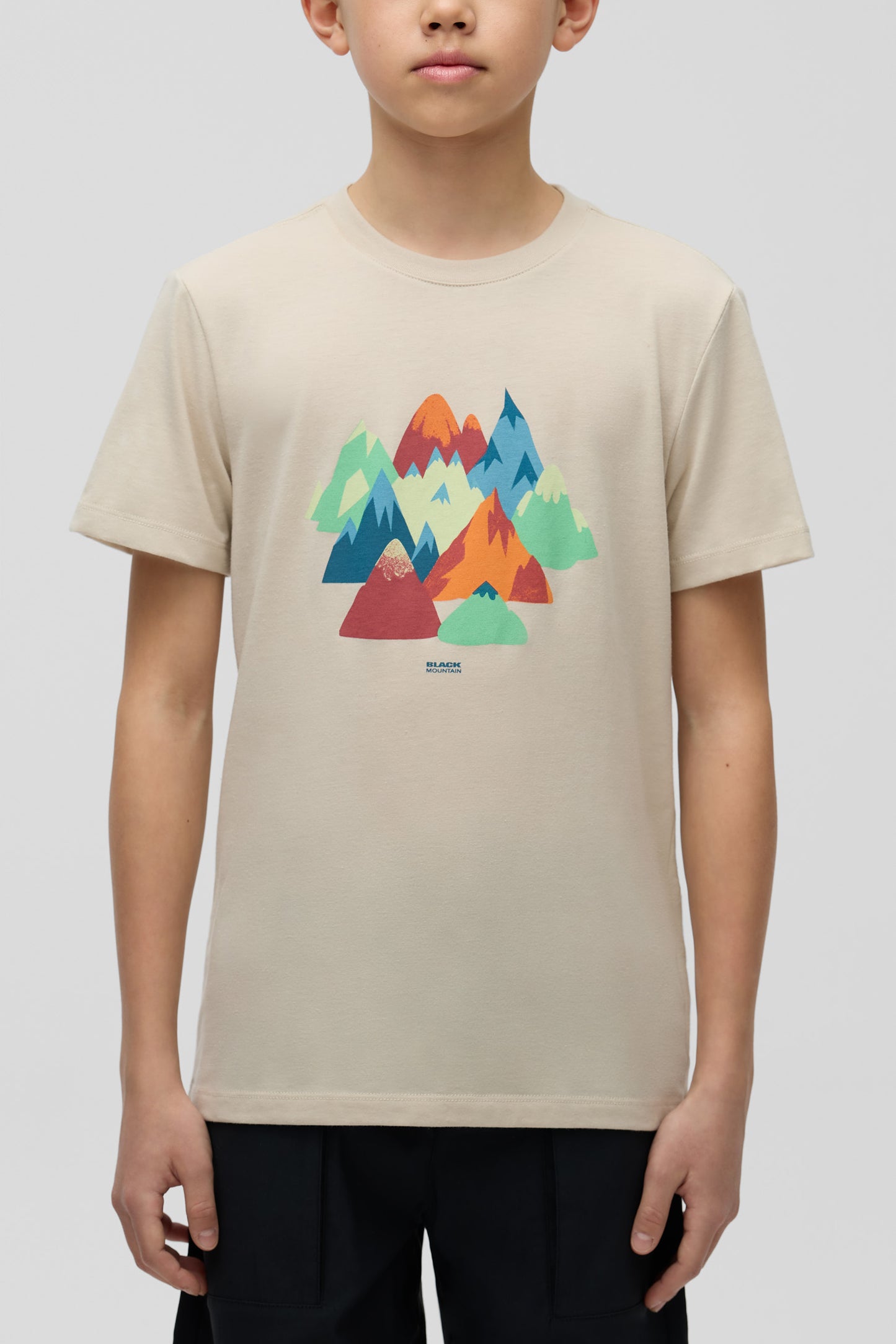 T-shirt sport écoresponsable - Ado garçon && BEIGE