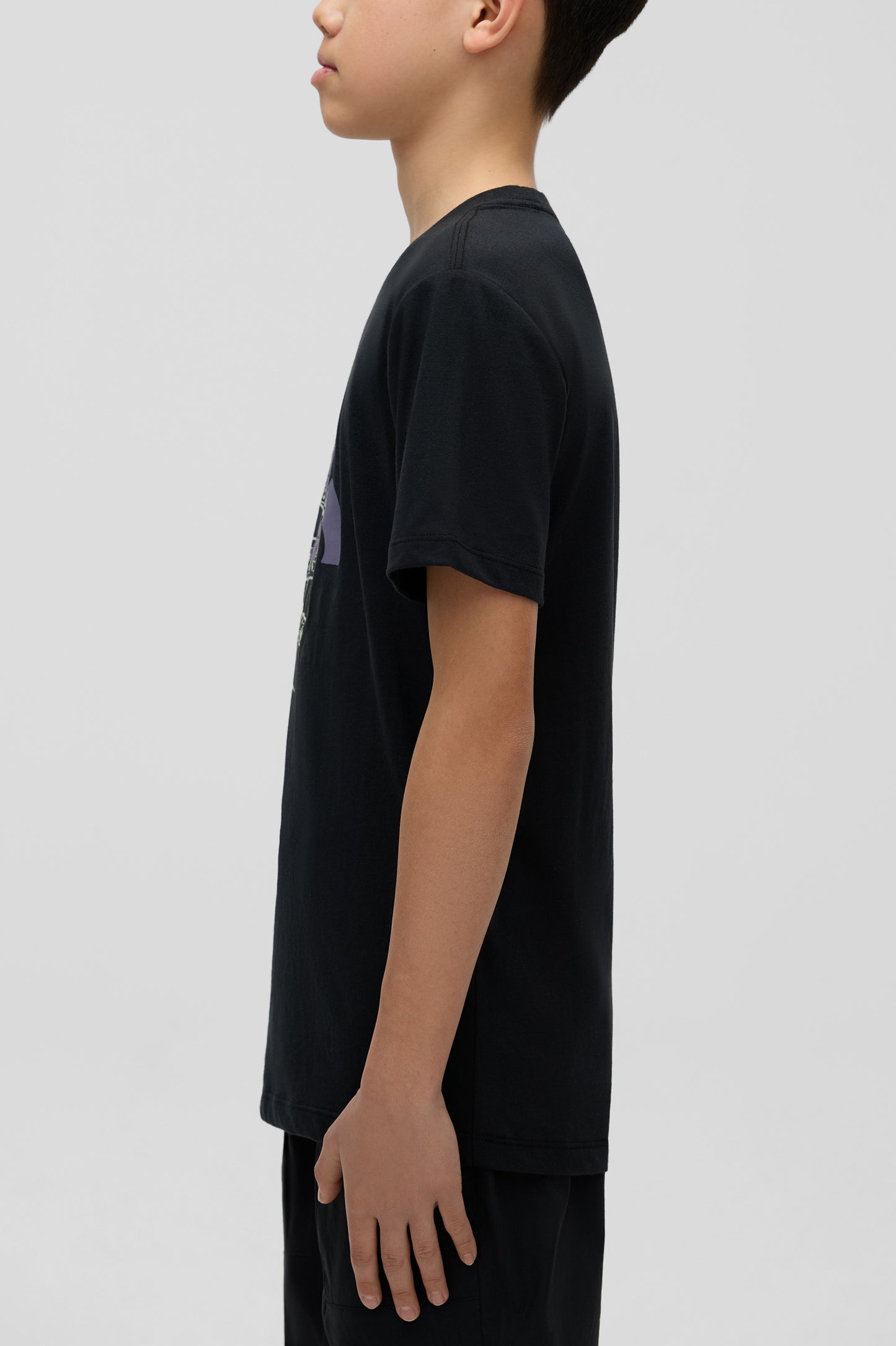 T-shirt sport écoresponsable - Ado garçon && GRIS FONCE