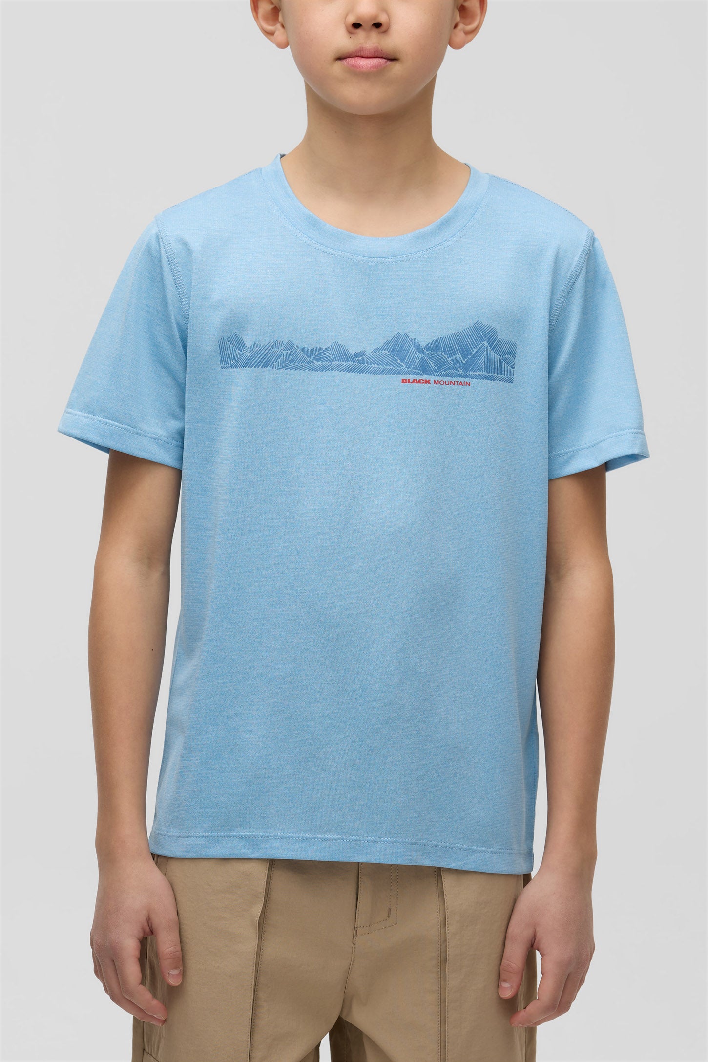 T-shirt technique évacuant l'humidité - Ado garçon && BLEU MIXTE
