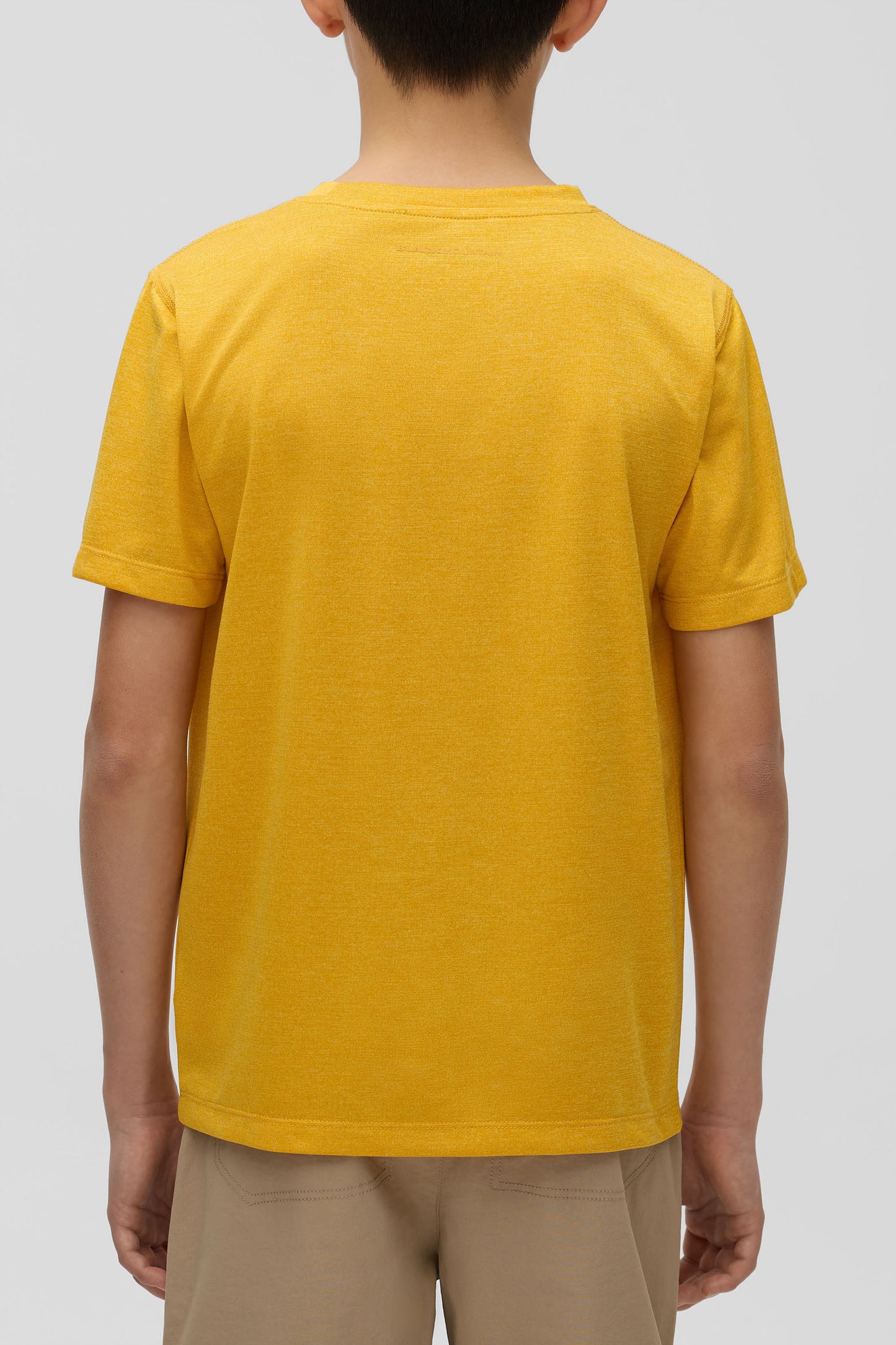 T-shirt technique évacuant l'humidité - Ado garçon && JAUNE/MULTI