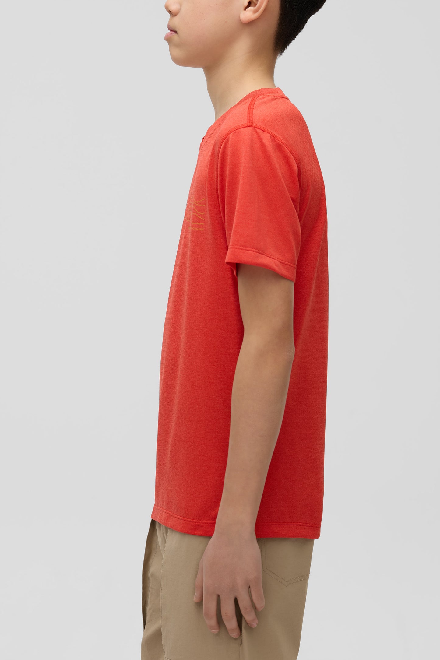 T-shirt technique évacuant l'humidité - Ado garçon && ROUGE MIXTE