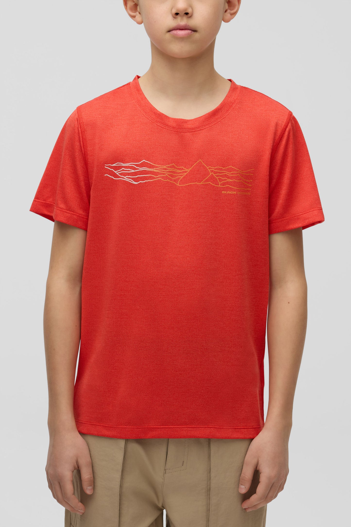 T-shirt technique évacuant l'humidité - Ado garçon && ROUGE MIXTE
