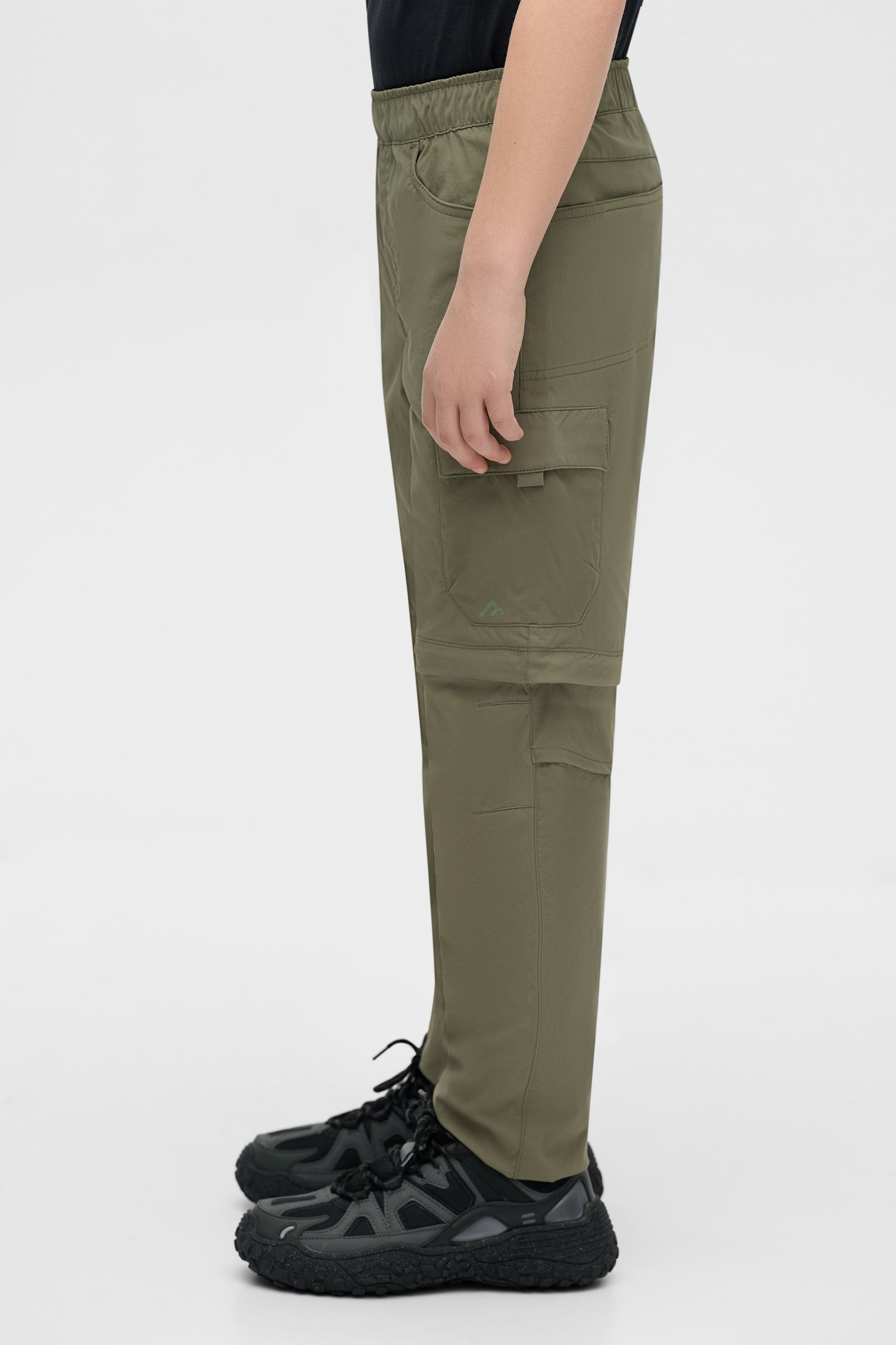 Pantalon cargo convertible à séchage rapide - Ado garçon && KAKI