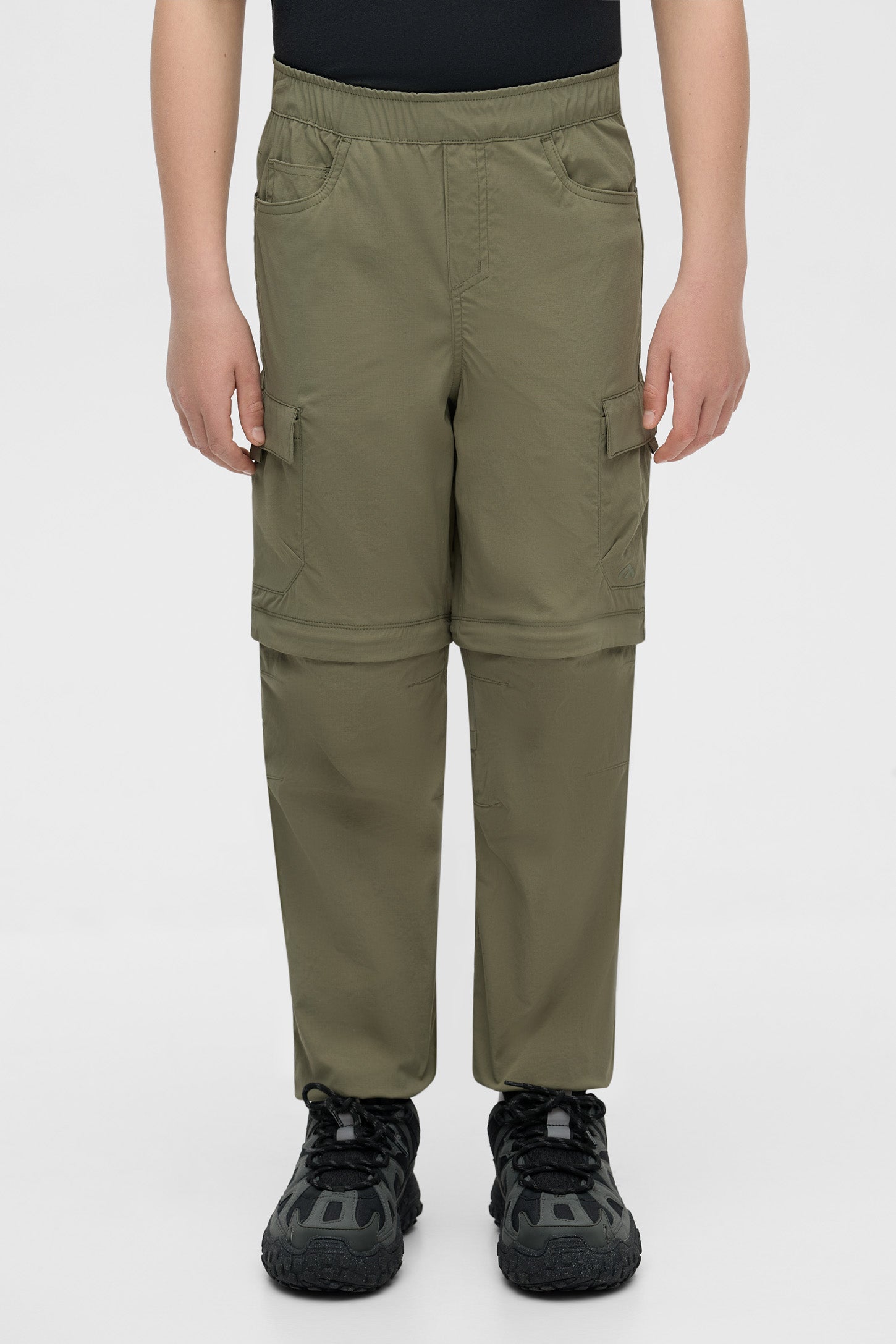 Pantalon cargo convertible à séchage rapide - Ado garçon && KAKI
