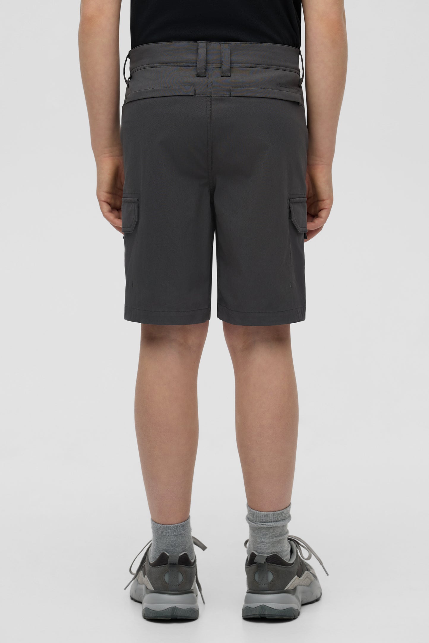 Short technique ultraextensible - Ado garçon && GRIS FONCE