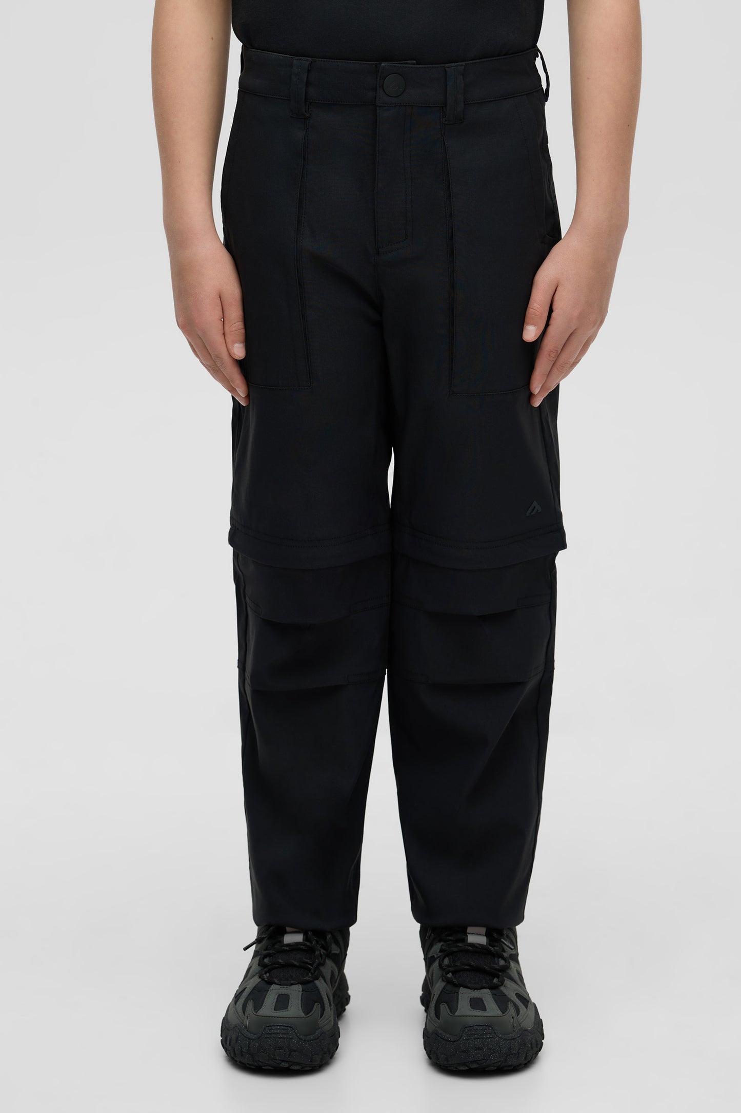 Pantalon convertible à séchage rapide - Ado garçon && GRIS FONCE
