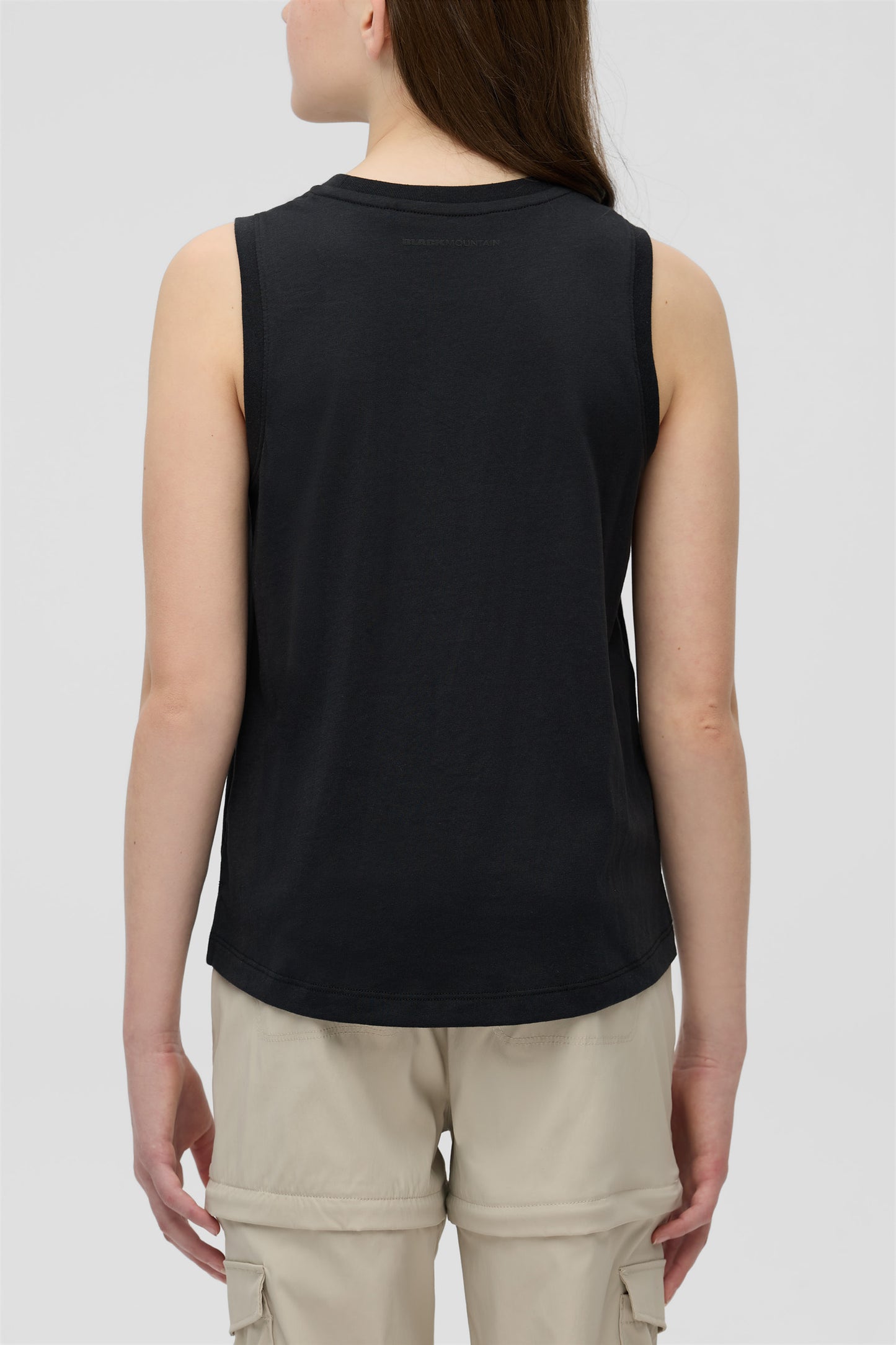 Camisole douce écoresponsable - Ado fille && GRIS FONCE