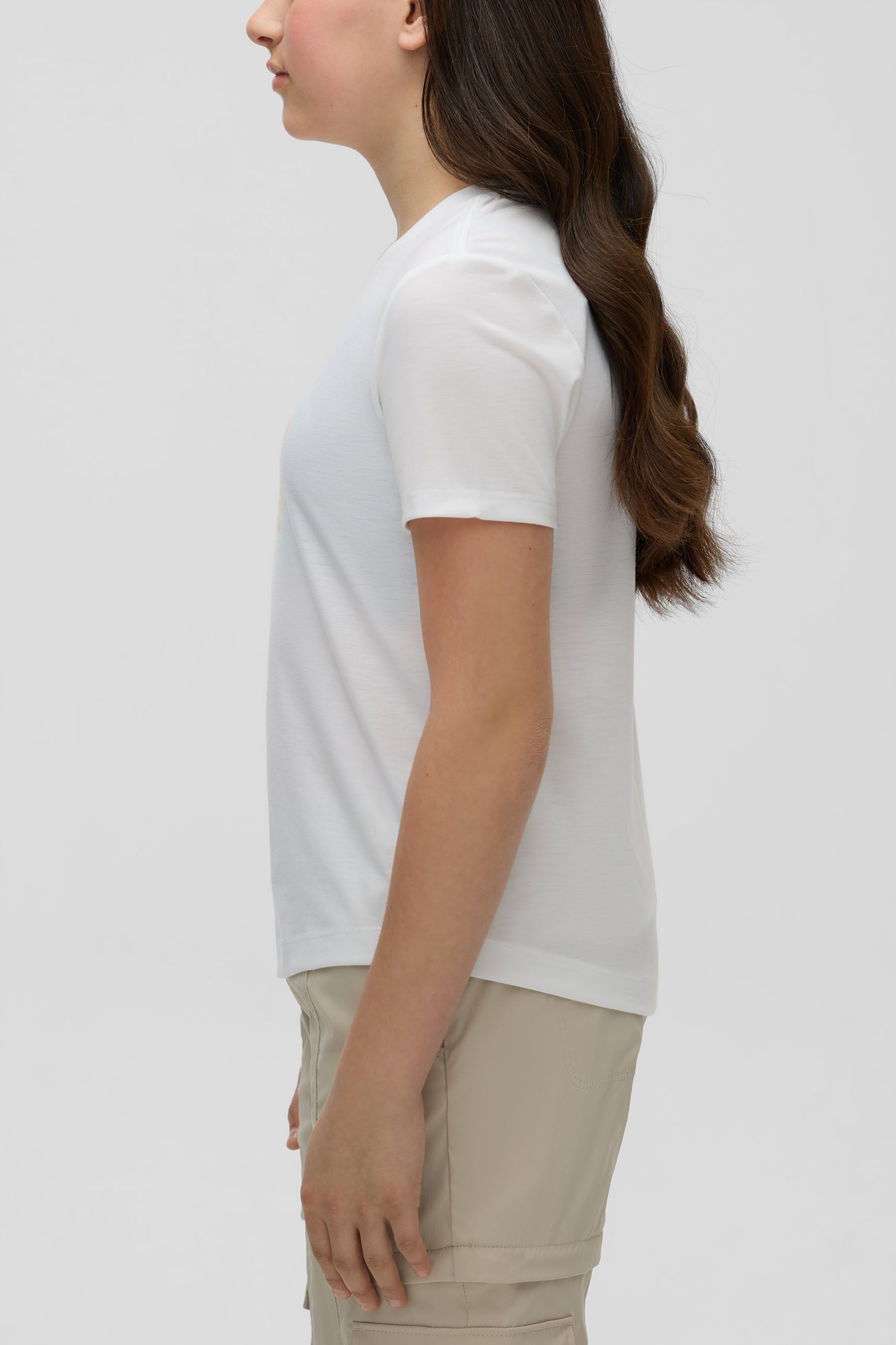 T-shirt sport en lyocell - Ado fille && BLANC