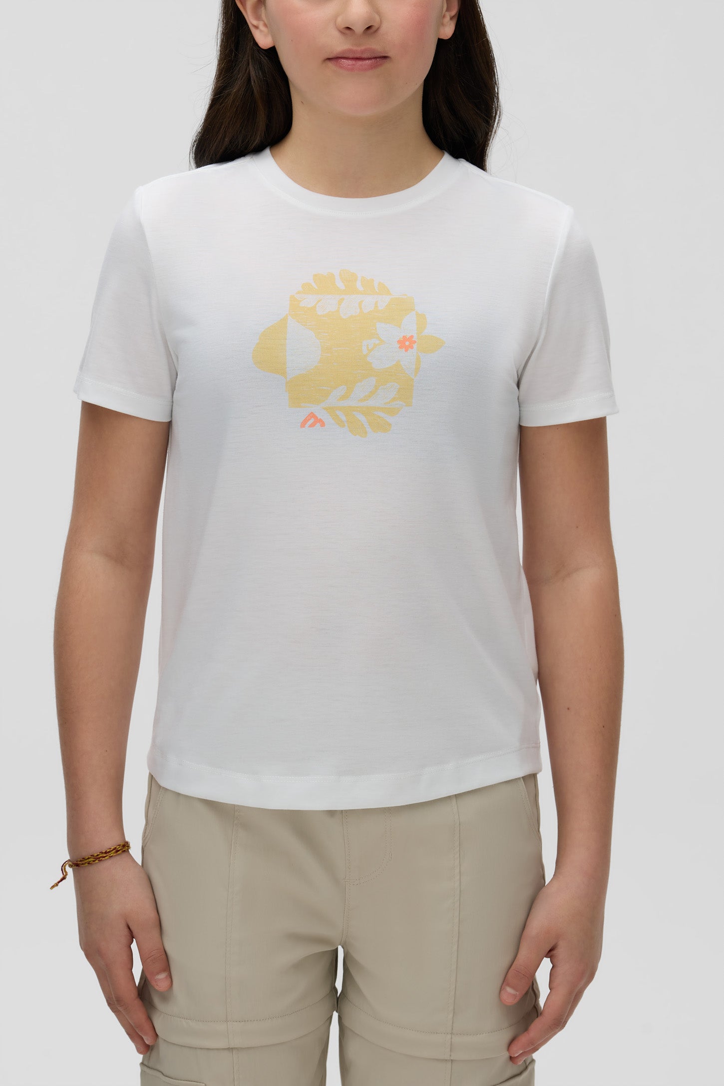 T-shirt sport en lyocell - Ado fille && BLANC