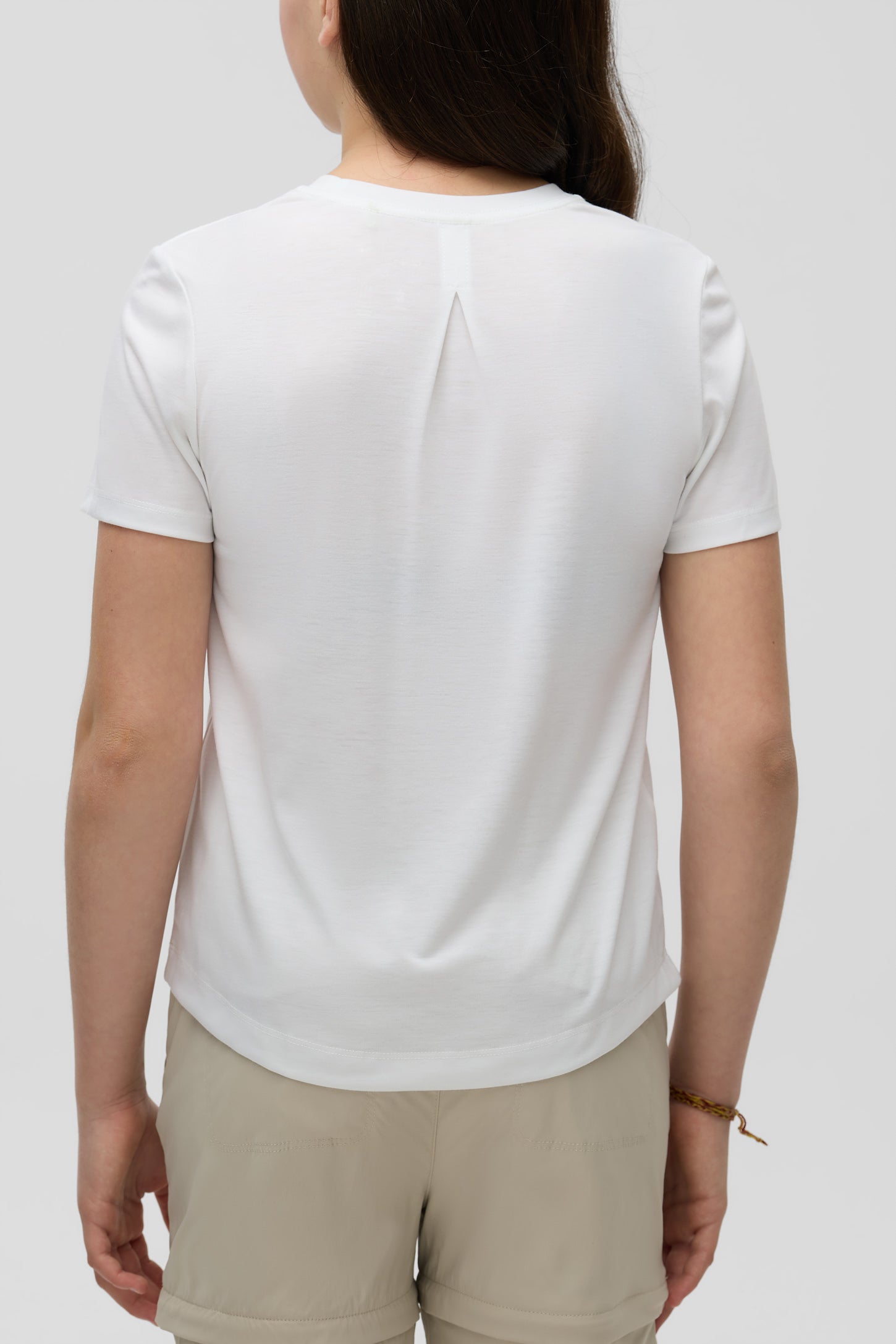 T-shirt sport en lyocell - Ado fille && BLANC
