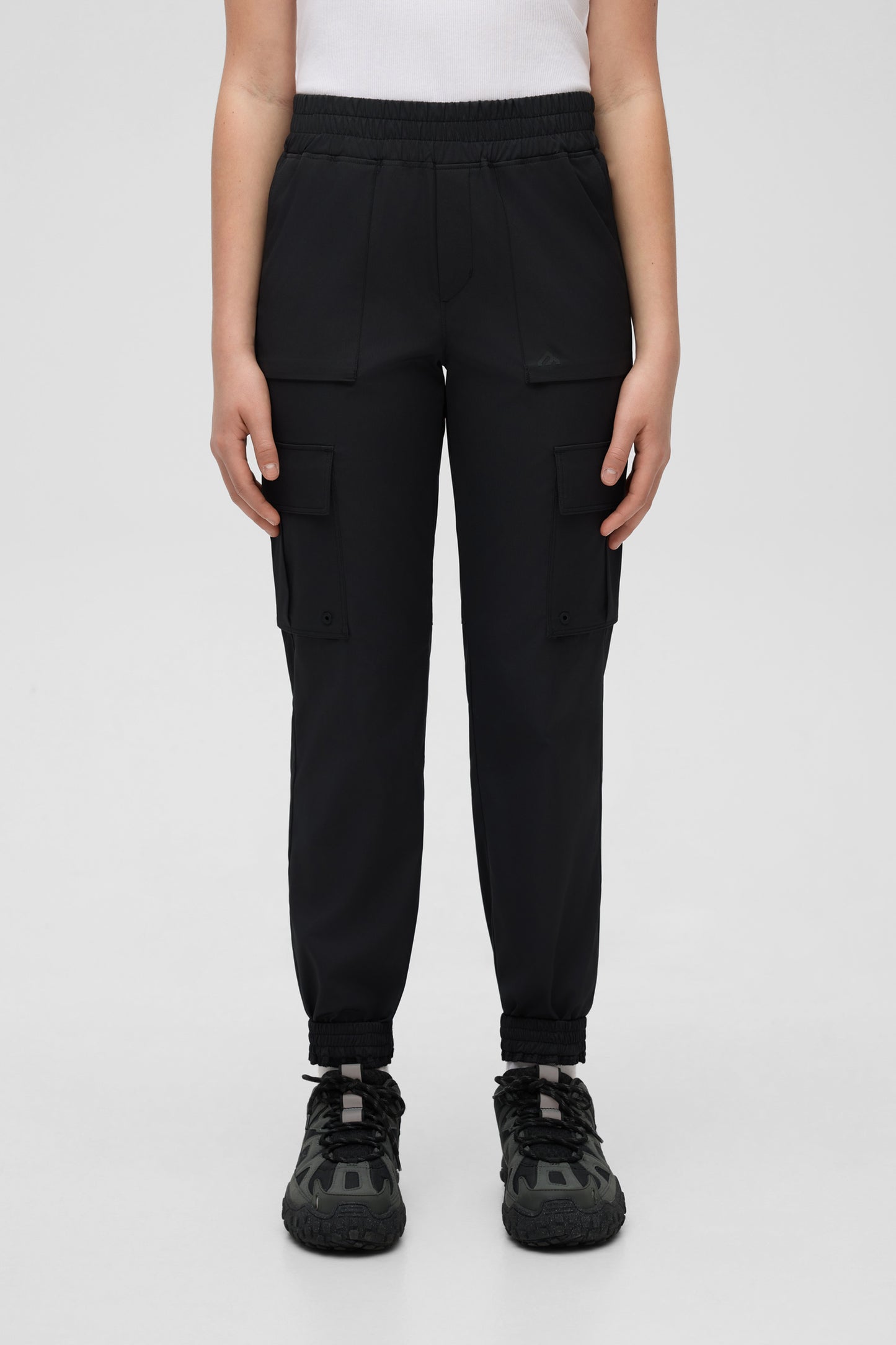 Pantalon cargo technique à séchage rapide - Ado fille && GRIS FONCE