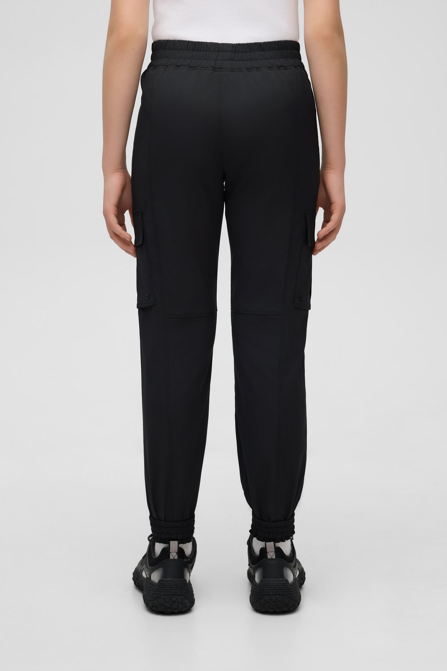 Pantalon cargo technique à séchage rapide - Ado fille && GRIS FONCE