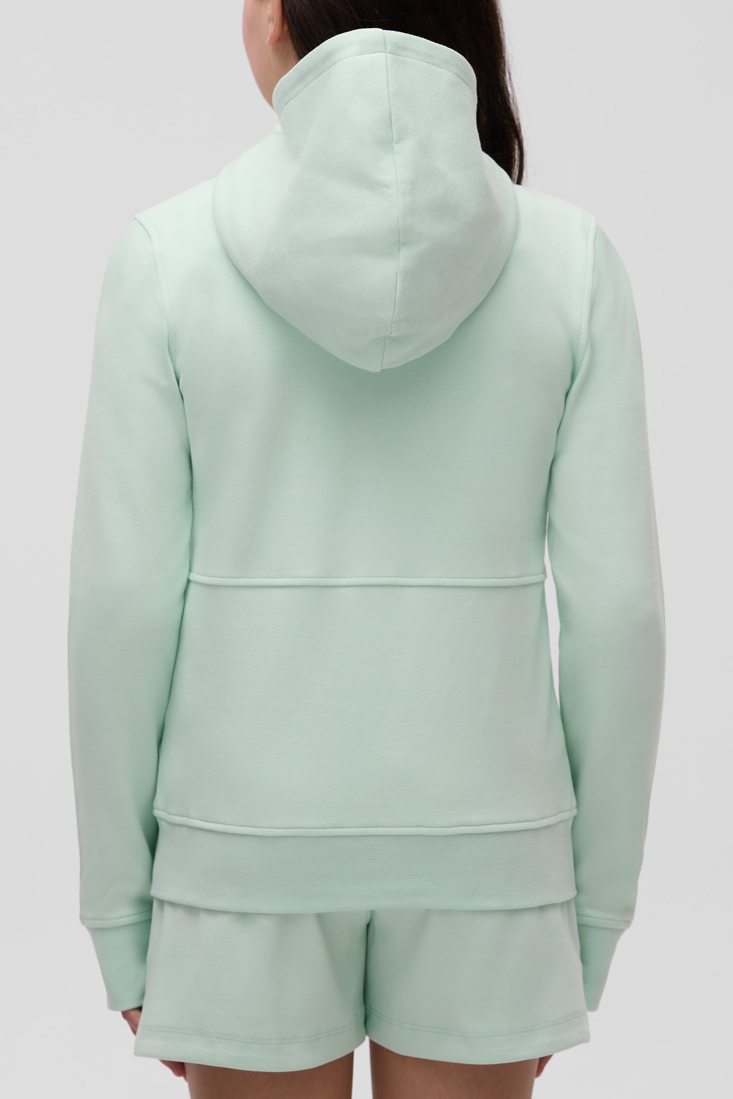 Veste sport à capuchon - Ado fille && VERT