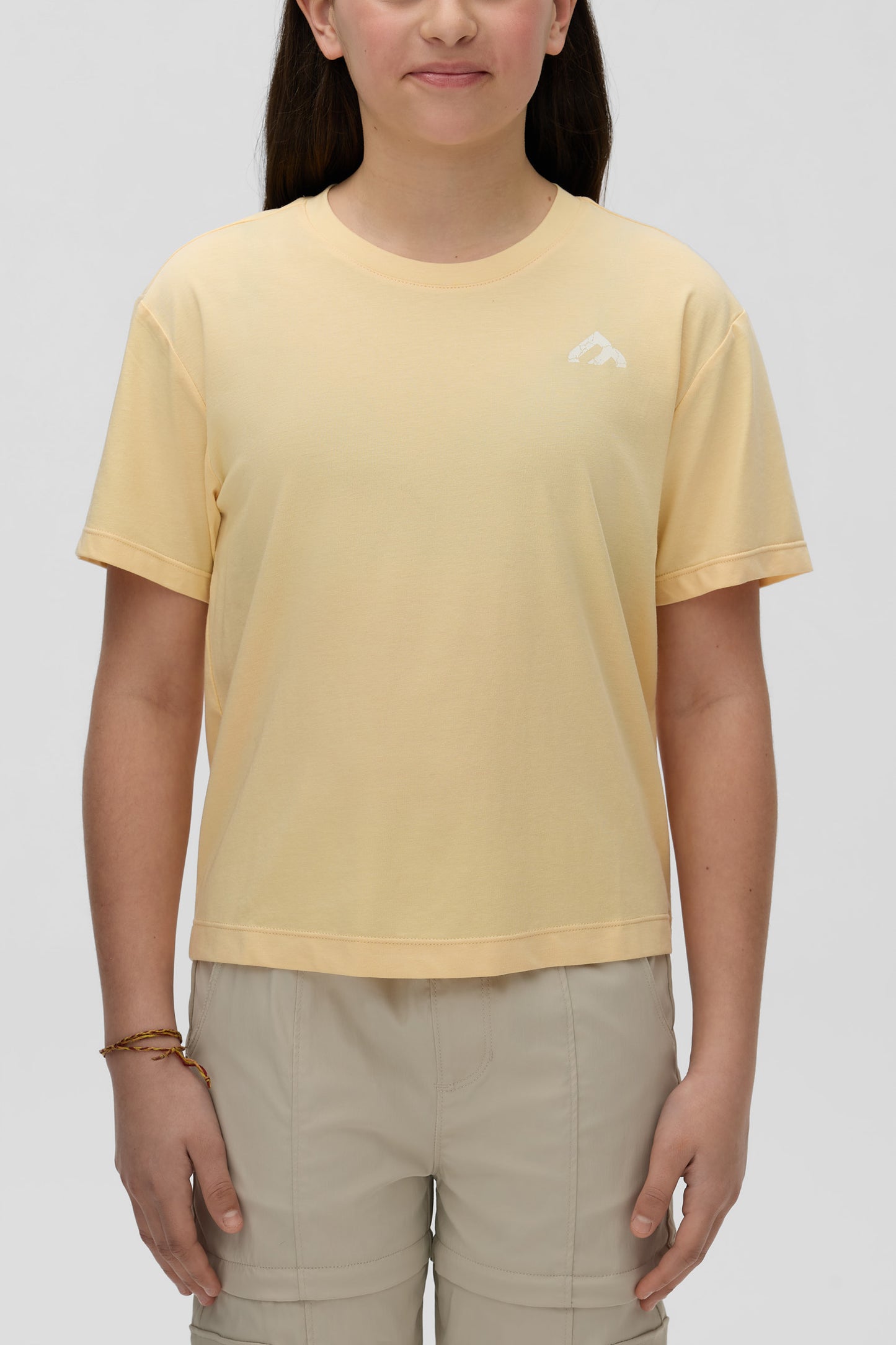 T-shirt respirant en bambou et coton - Ado fille && JAUNE
