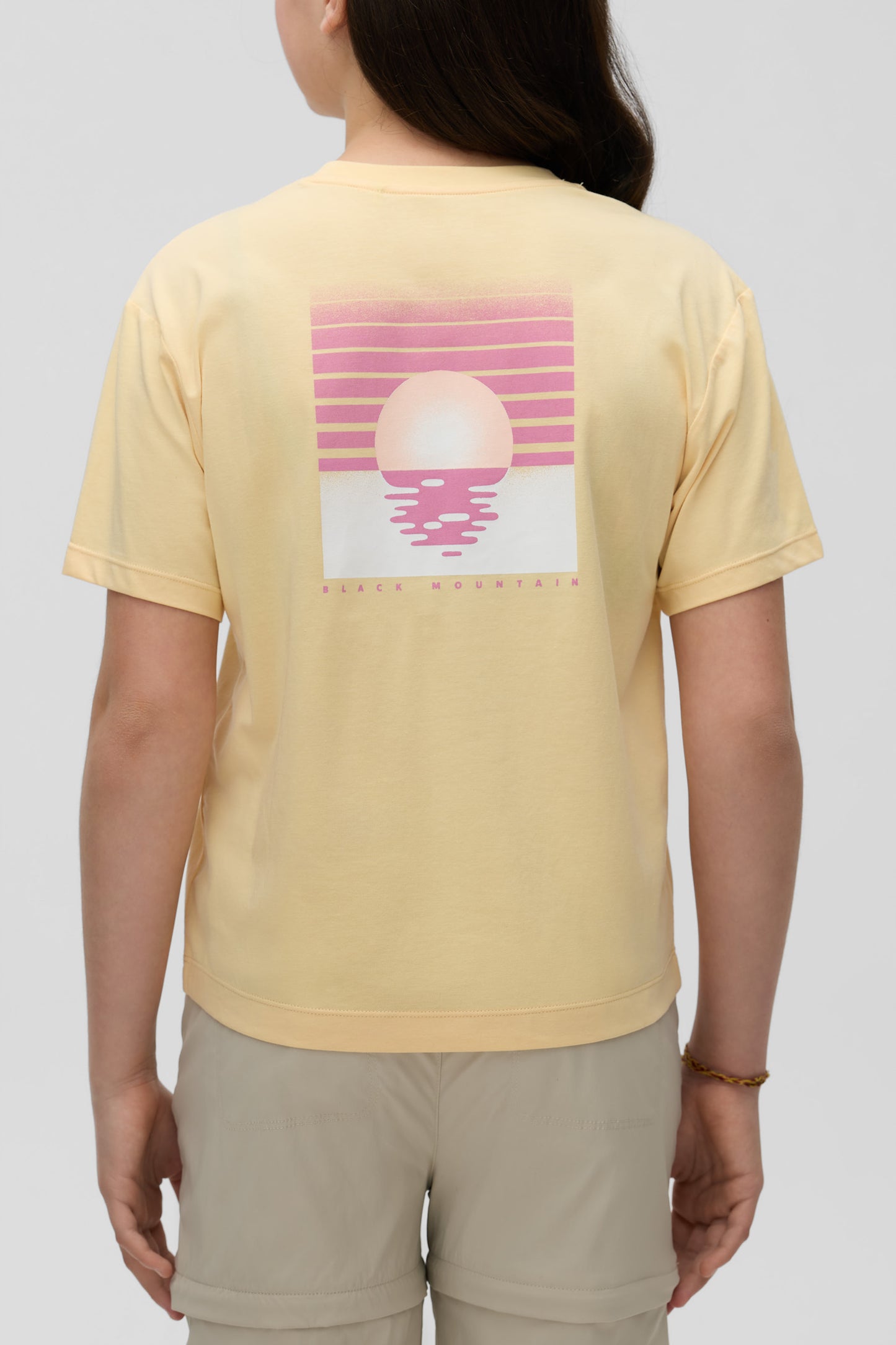 T-shirt respirant en bambou et coton - Ado fille && JAUNE