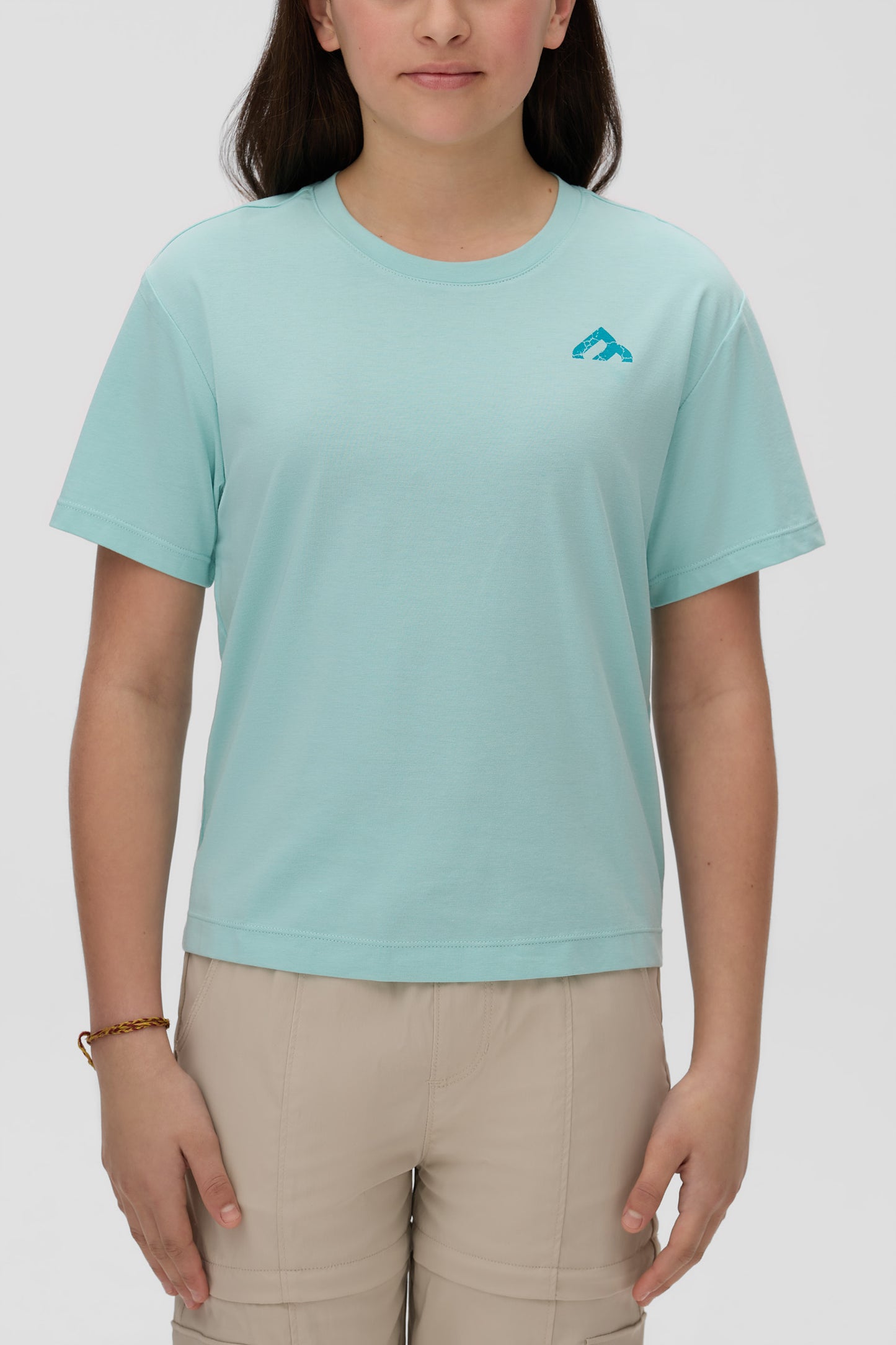 T-shirt respirant en bambou et coton - Ado fille && BLEU