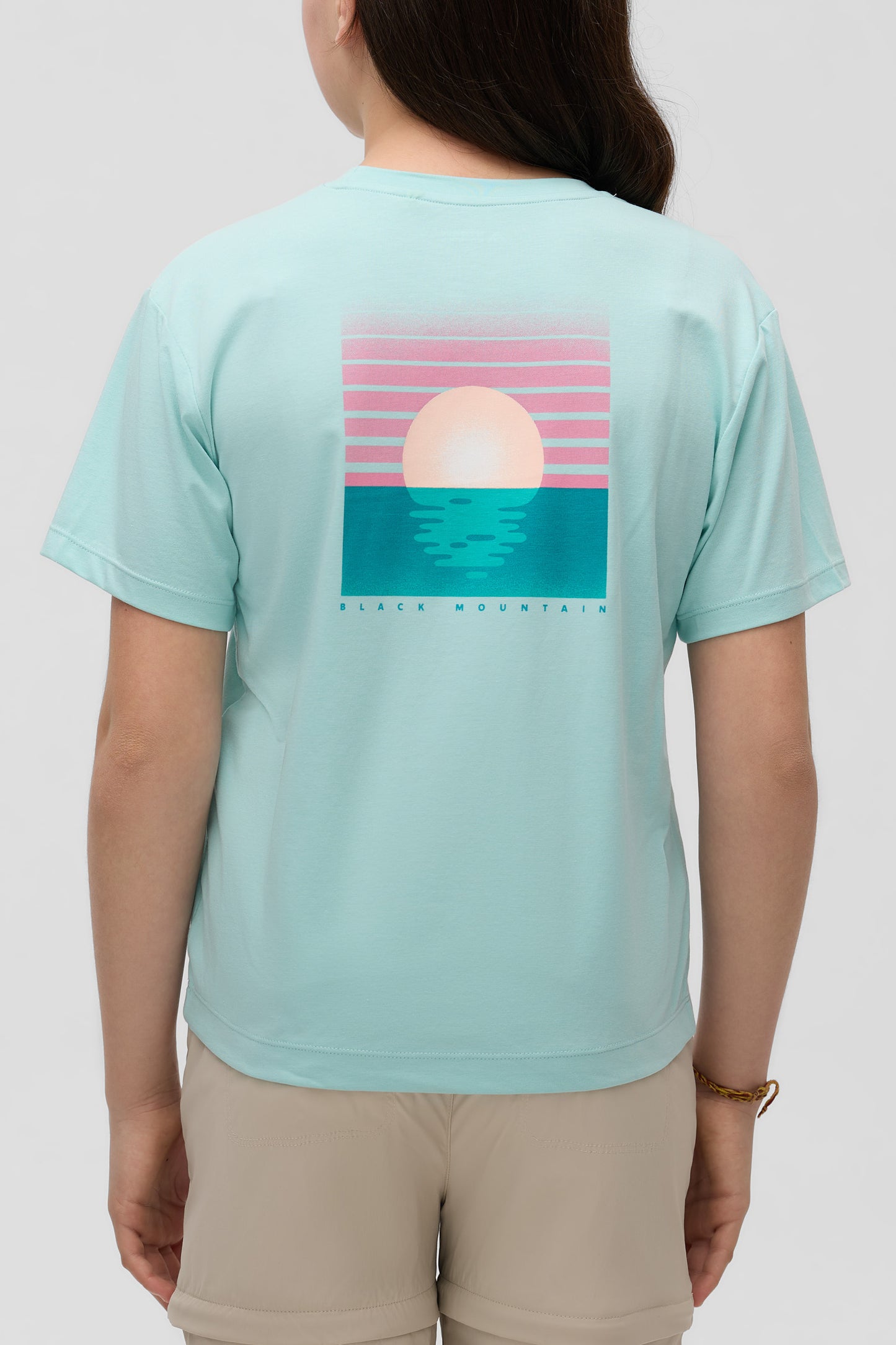 T-shirt respirant en bambou et coton - Ado fille && BLEU