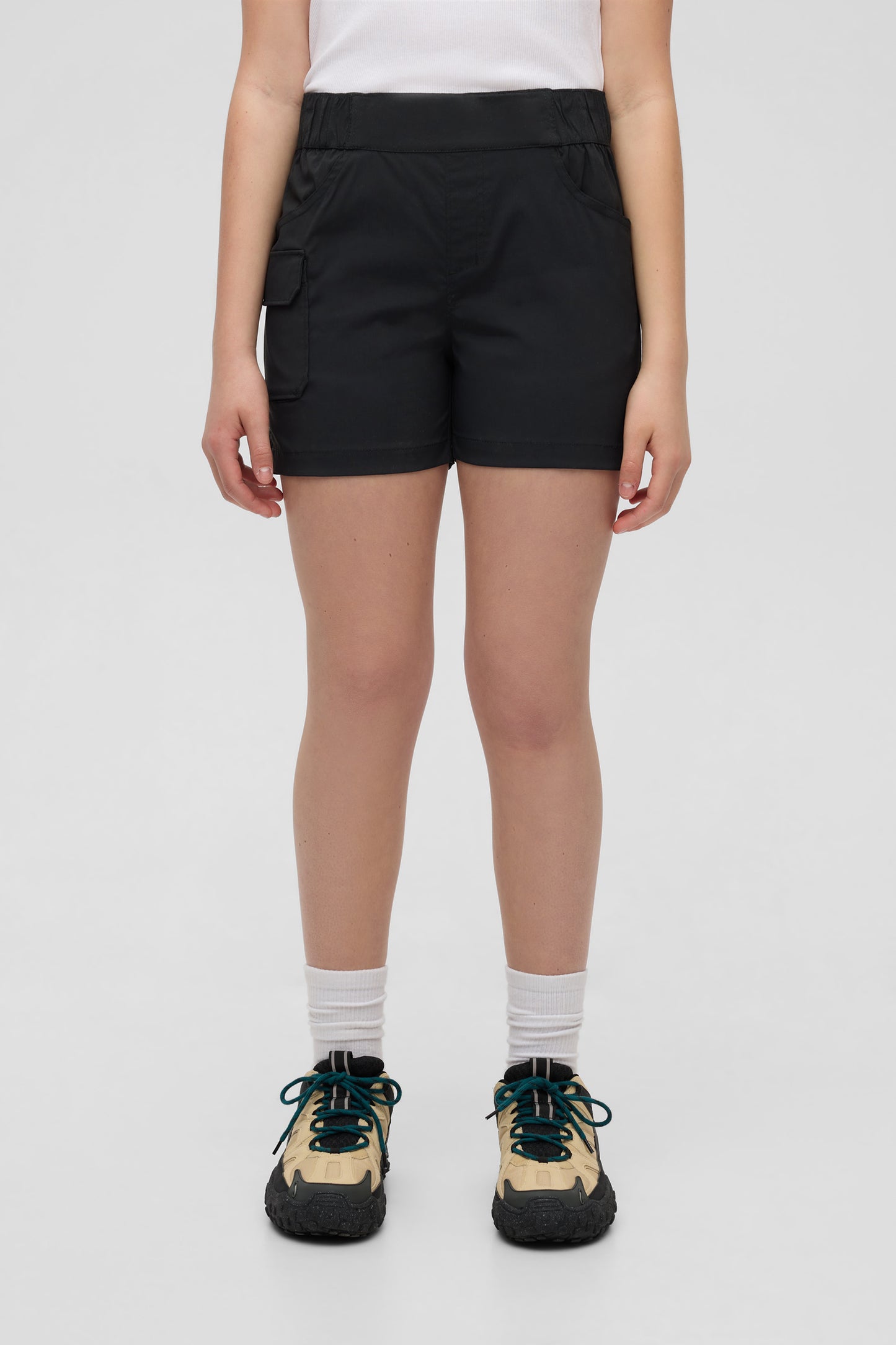 Short technique antifroissement - Ado fille && GRIS FONCE