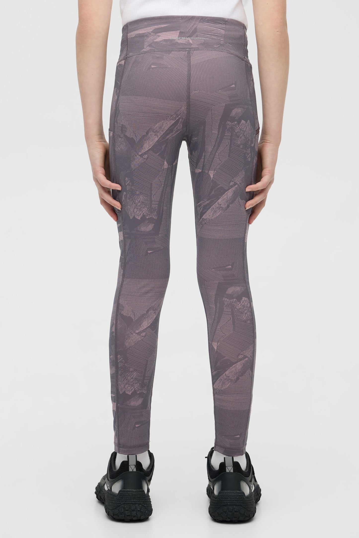 Legging antimicrobien à compression élevée - Ado fille && GRIS MULTI