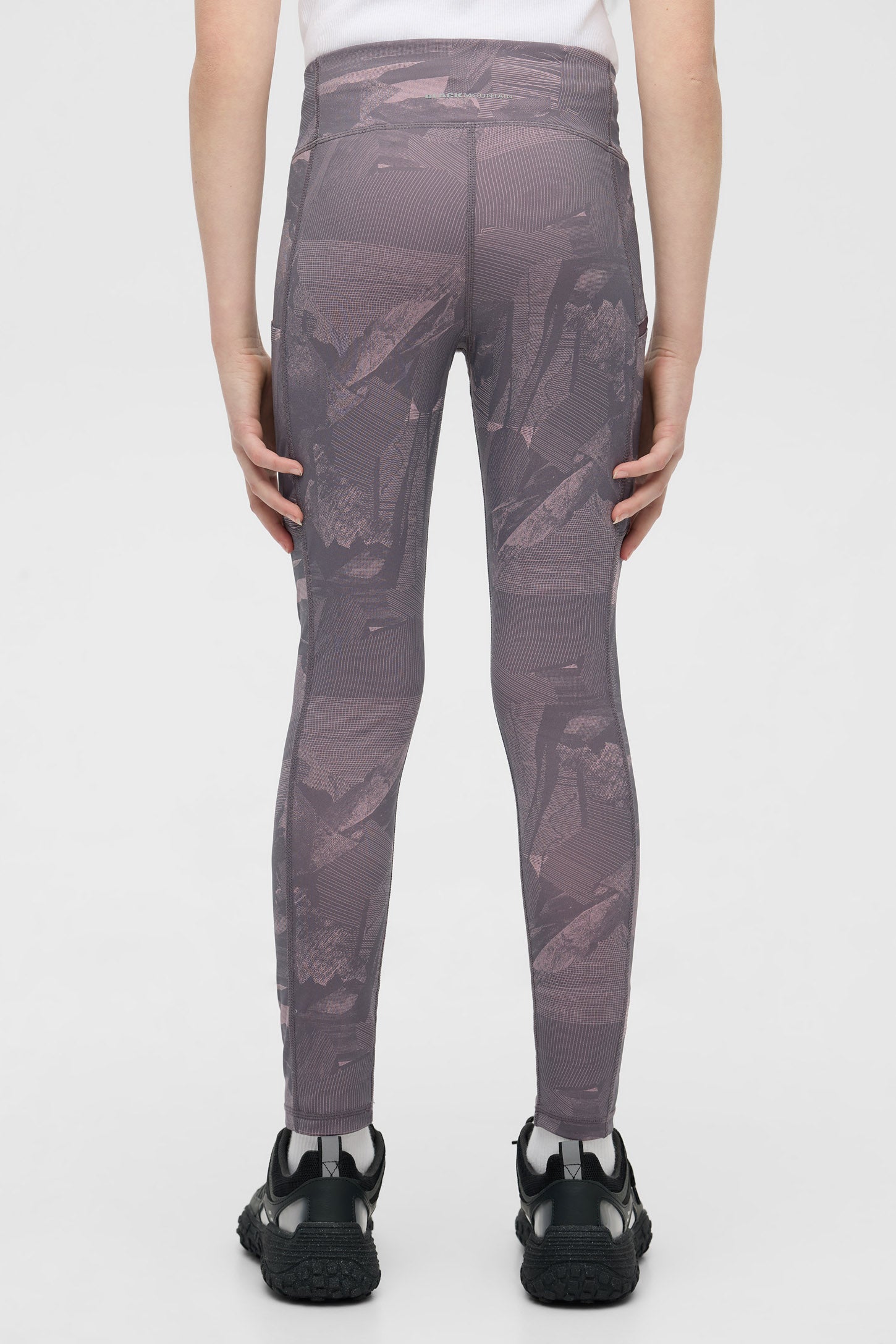 Legging antimicrobien à compression élevée - Ado fille && GRIS MULTI