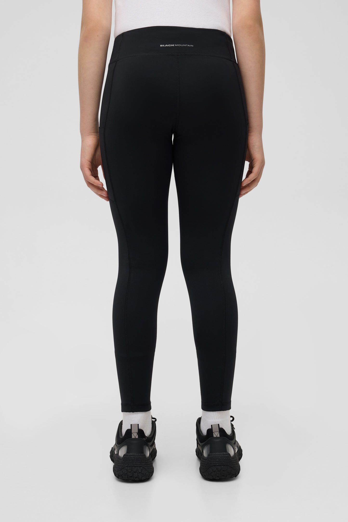 Legging antimicrobien à compression élevée - Ado fille && GRIS FONCE