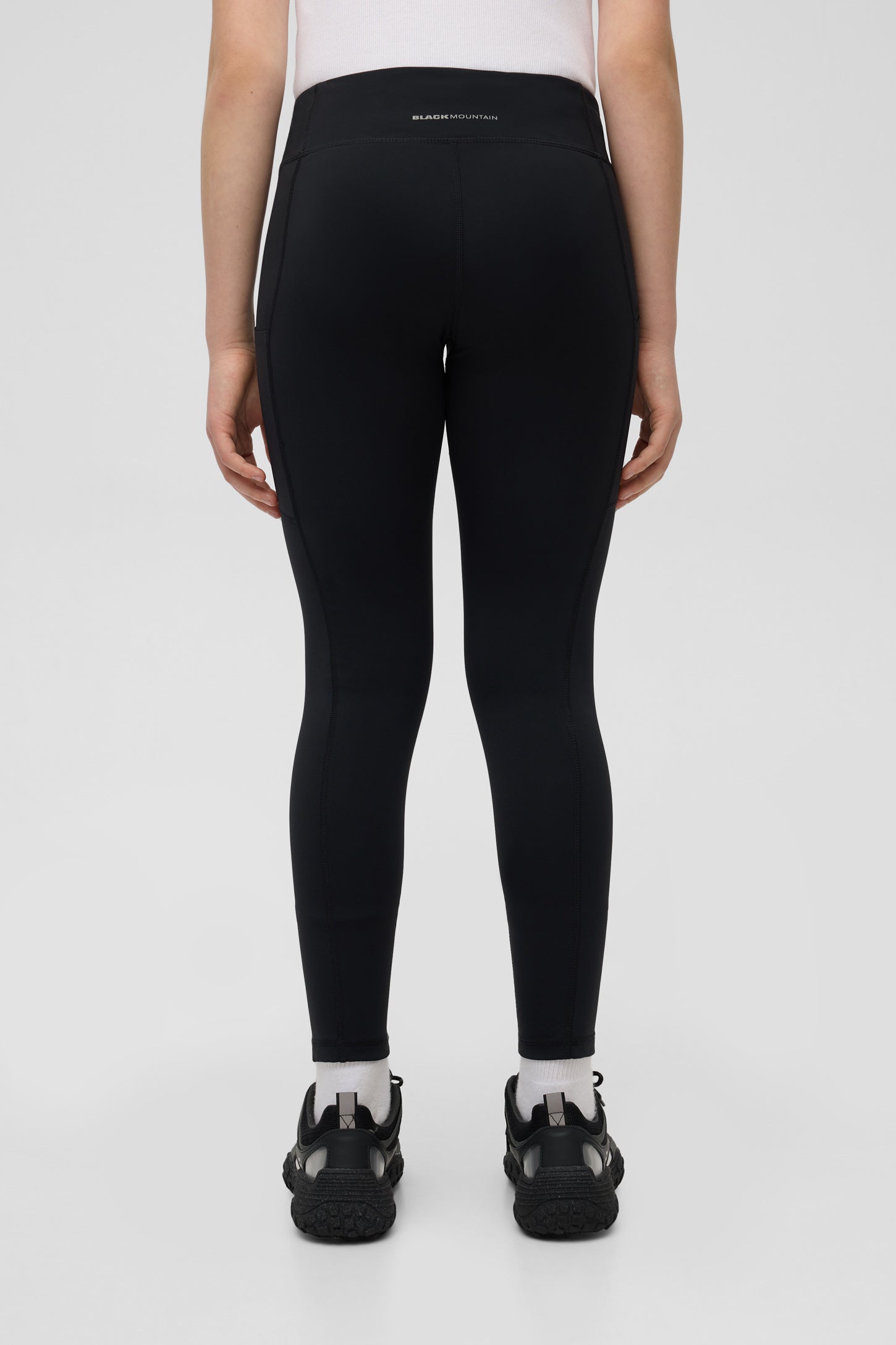 Legging antimicrobien à compression élevée - Ado fille && GRIS FONCE